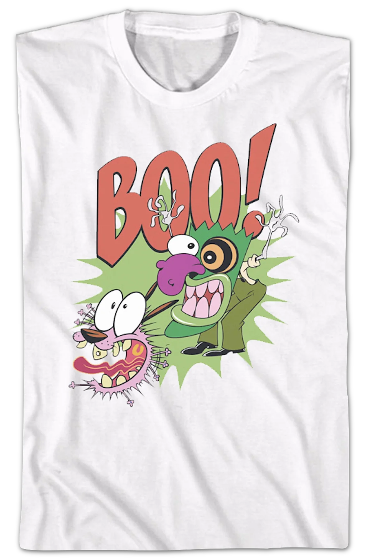 Boo Courage The Cowardly Dog T-Shirt - Image 2