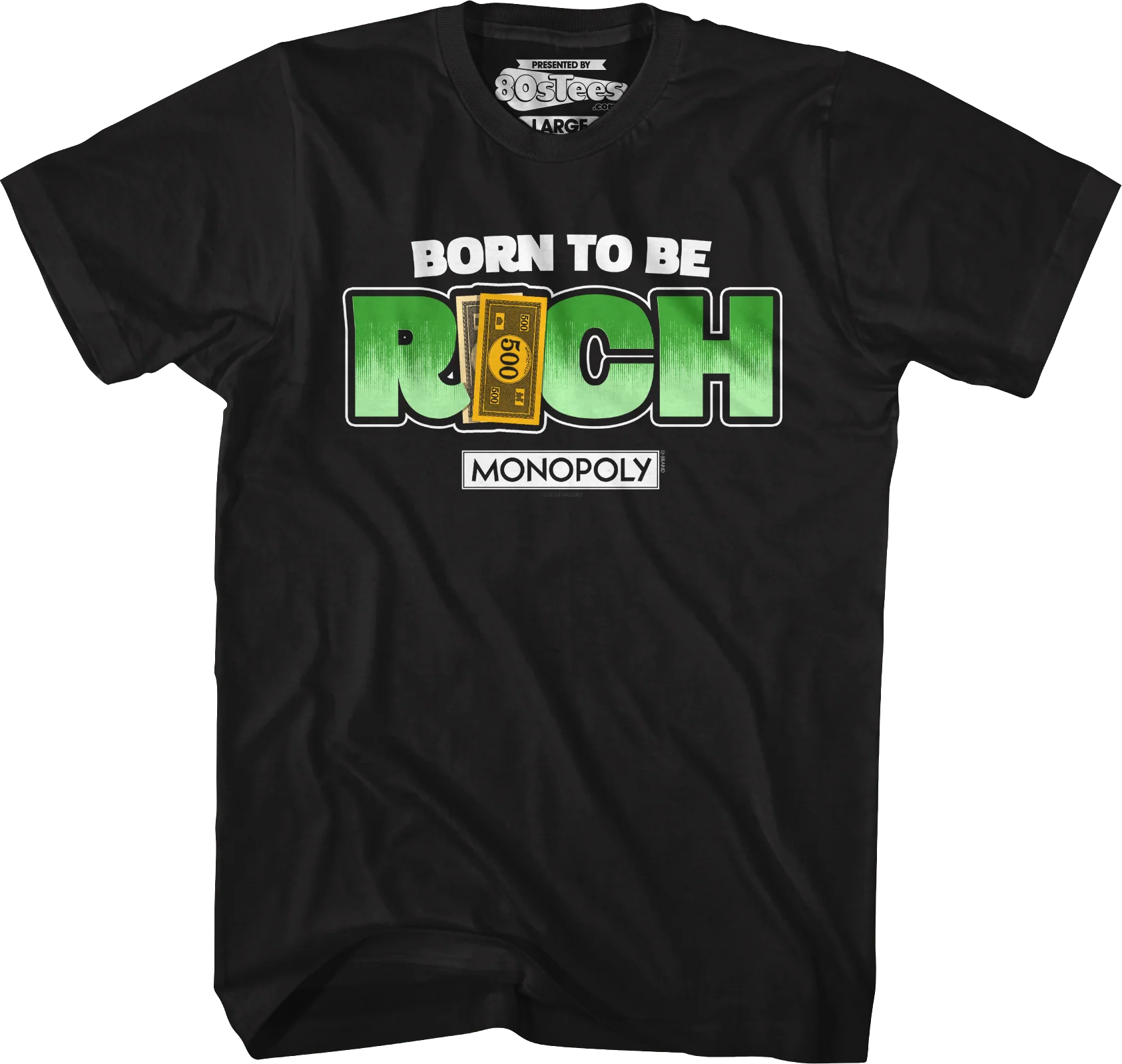 Born To Be Rich Monopoly T-Shirt - Image 6