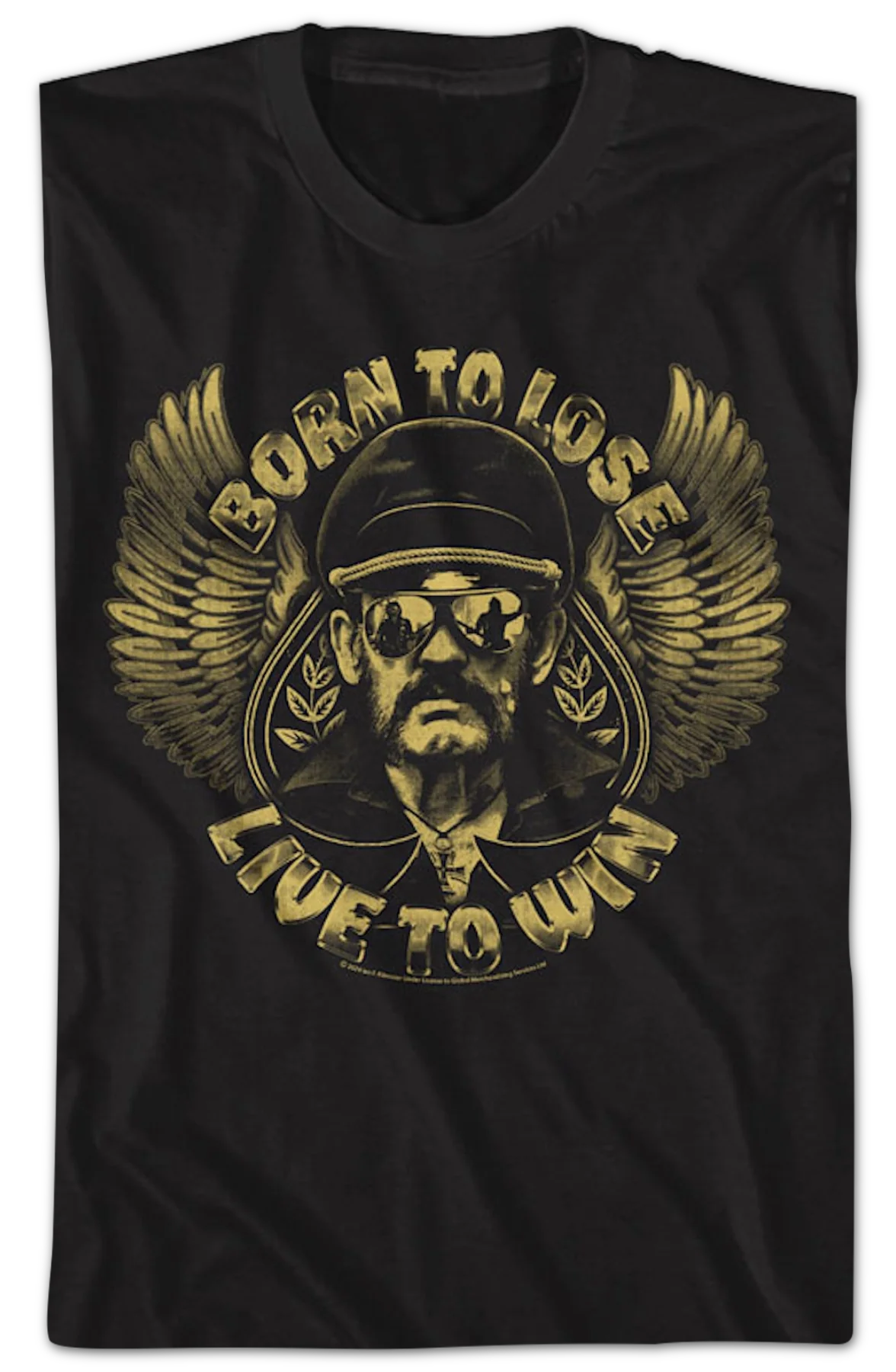 Born To Lose Live To Win Lemmy T-Shirt - Image 2