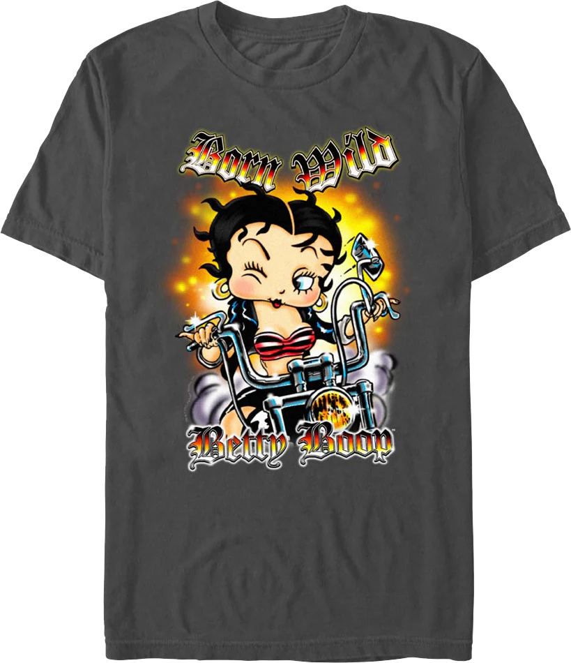 Born Wild Betty Boop T-Shirt