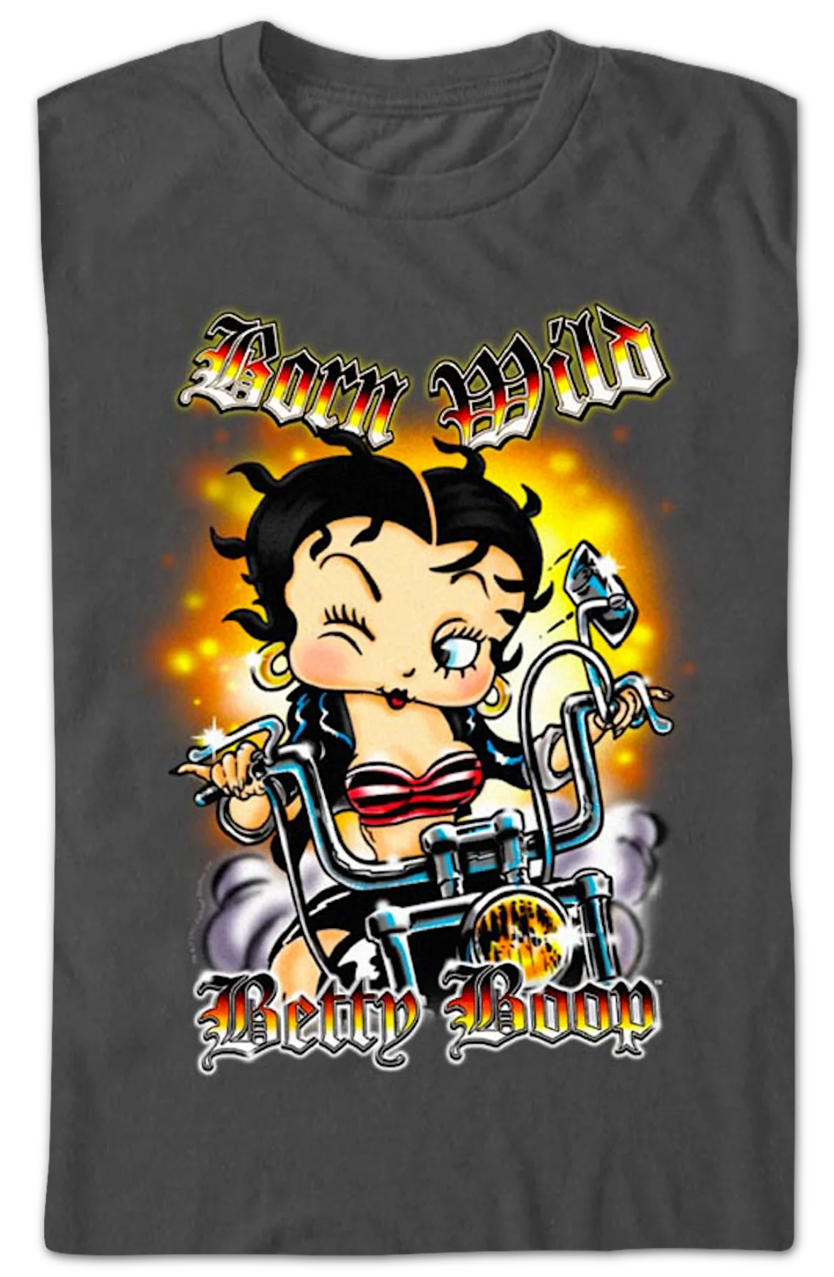 Born Wild Betty Boop T-Shirt - Image 2