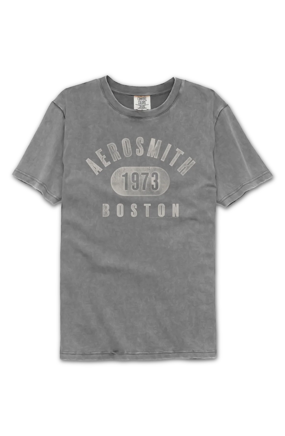 Boston 1973 Aerosmith Comfort Colors Brand T-Shirt - Image 2
