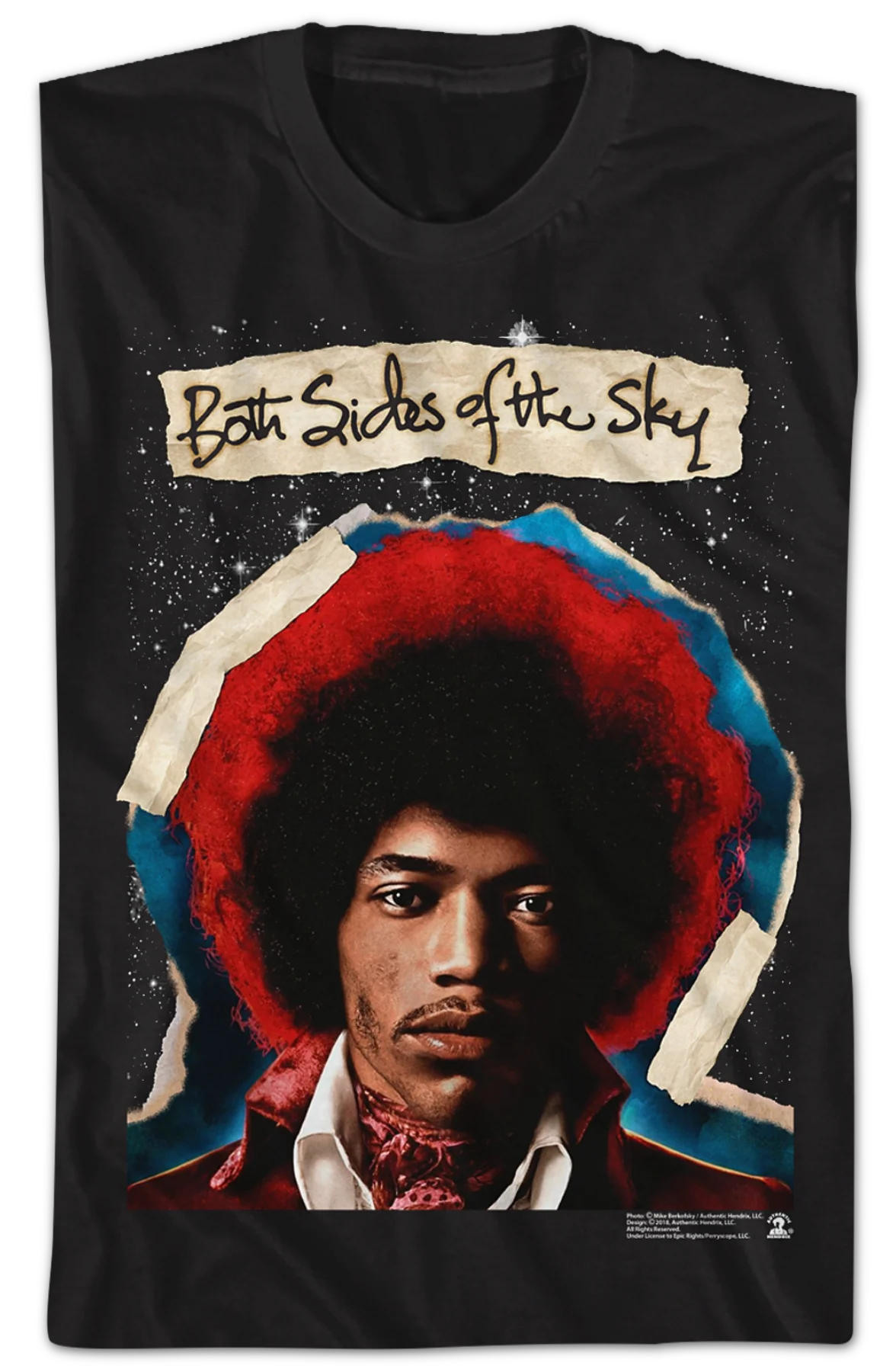 Both Sides of the Sky Jimi Hendrix T-Shirt - Image 2