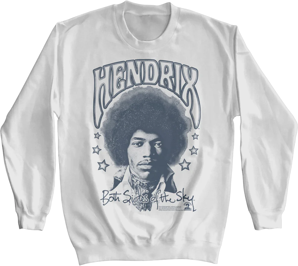 Both Sides of the Sky Jimi Hendrix Sweatshirt