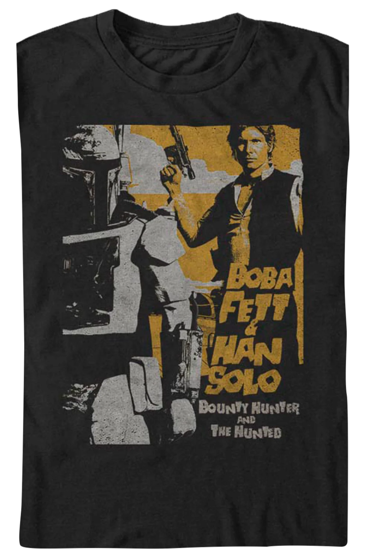 Bounty Hunter And The Hunted Star Wars T-Shirt - Image 2