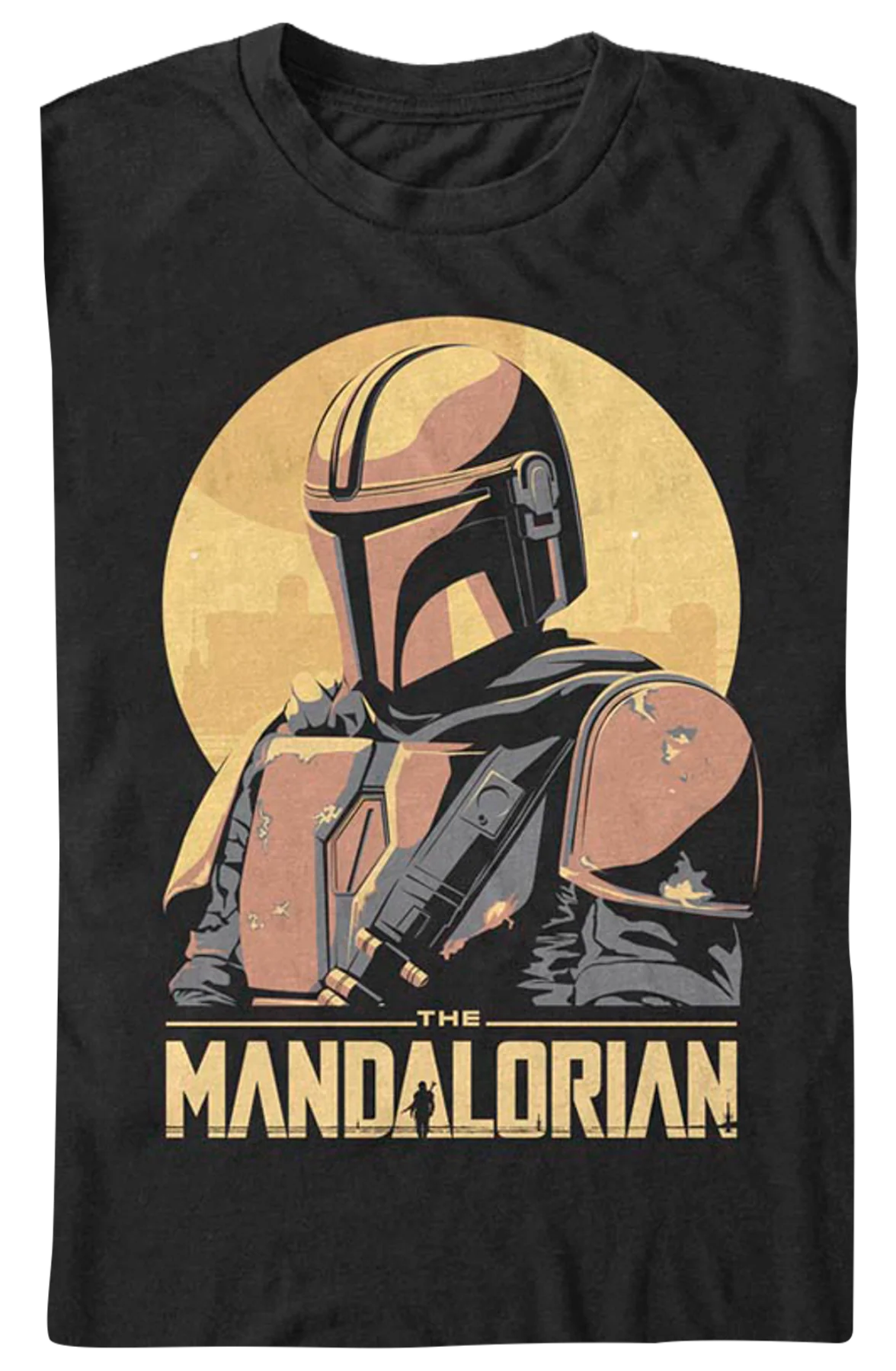 Bounty Hunter The Mandalorian Star Wars T-Shirt - Image 2