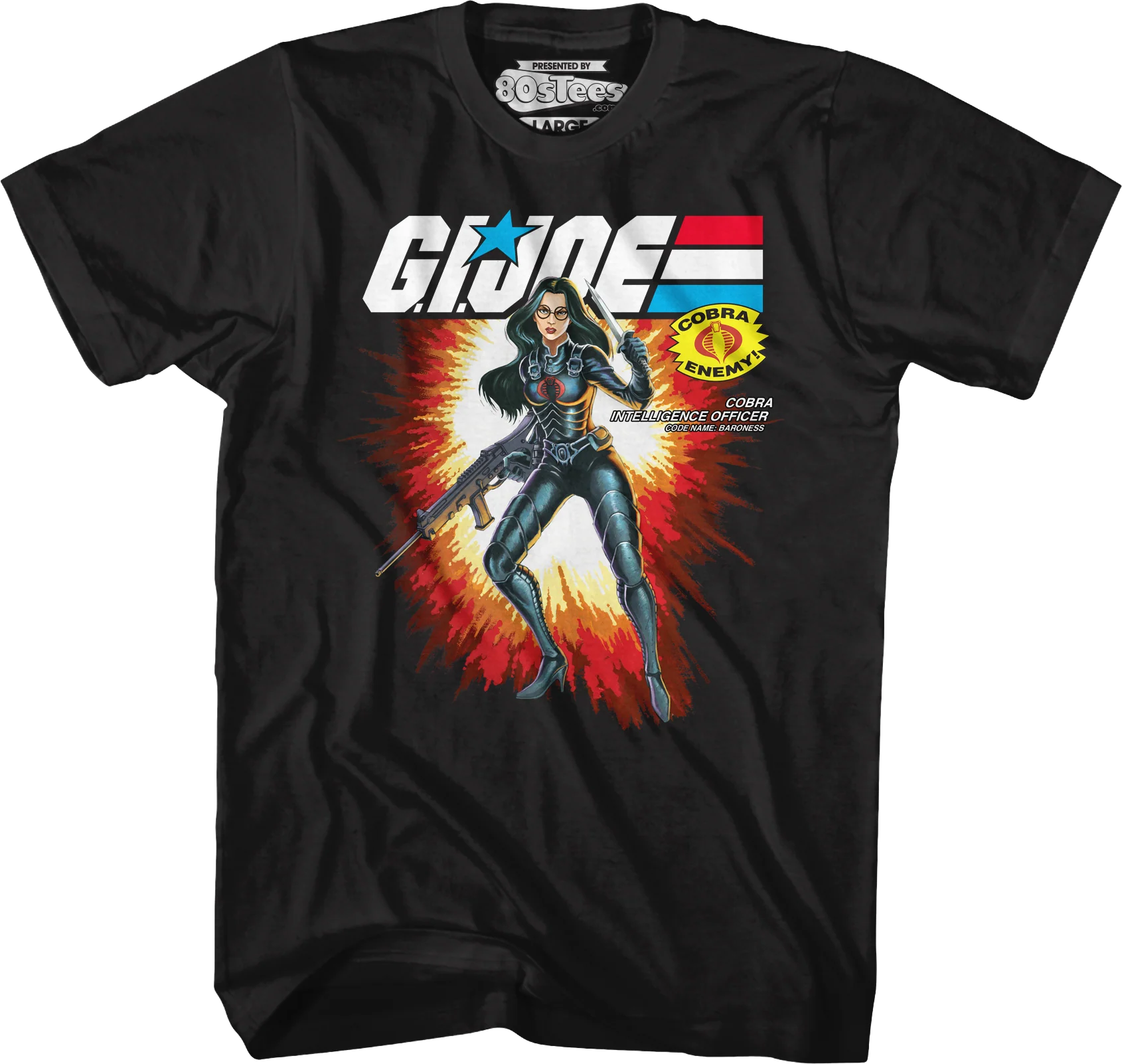 Box Art Baroness GI Joe T-Shirt