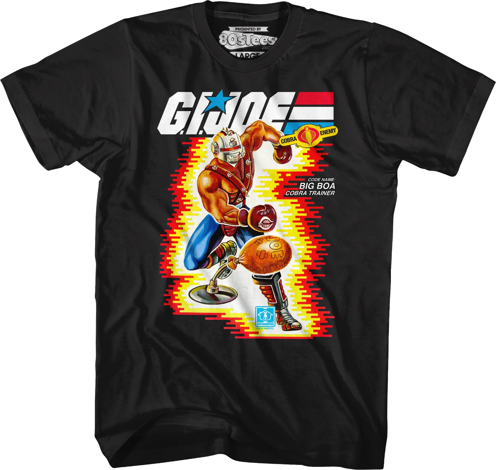 Box Art Big Boa GI Joe T-Shirt