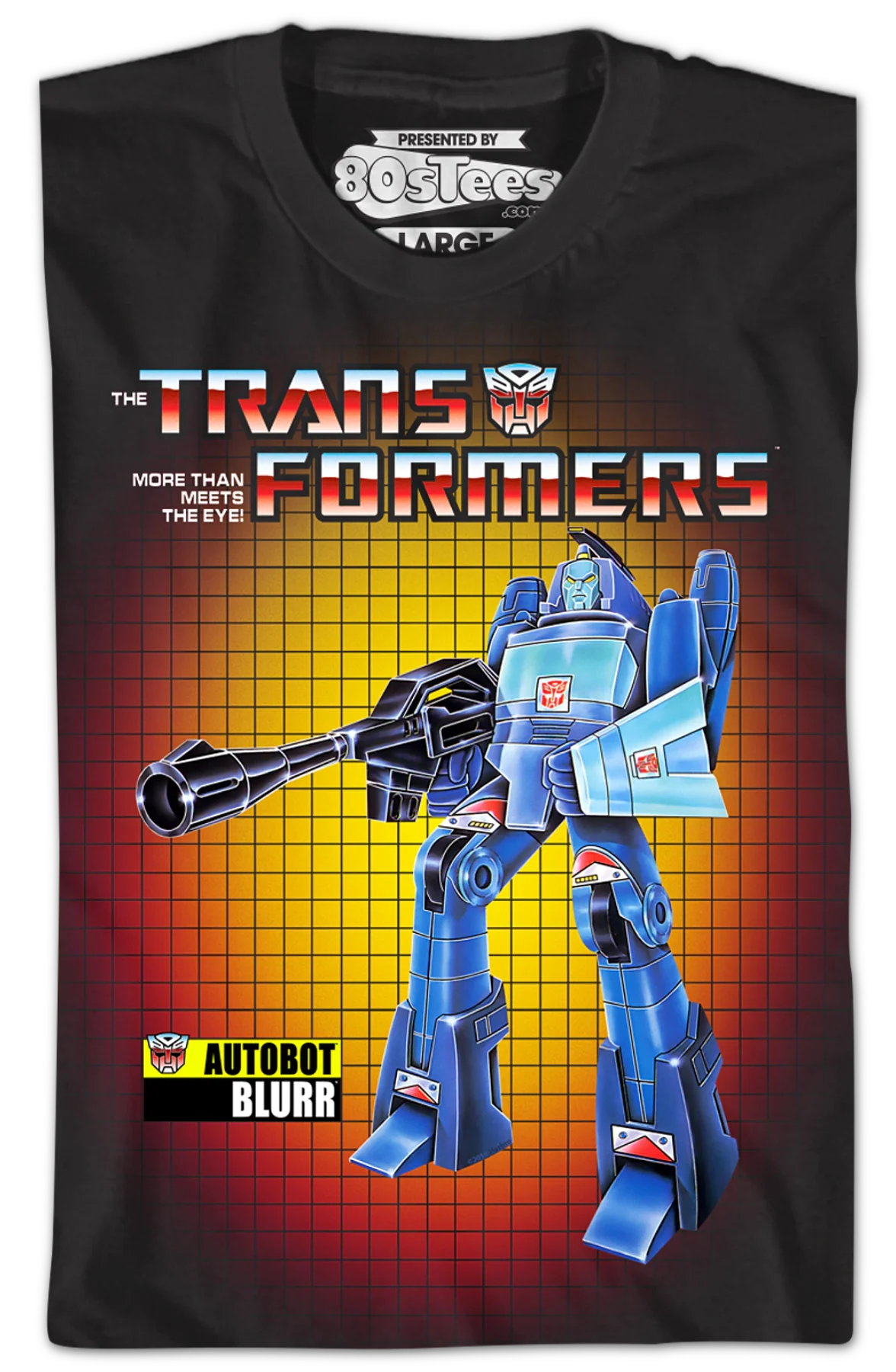 Box Art Blurr Transformers T-Shirt - Image 2
