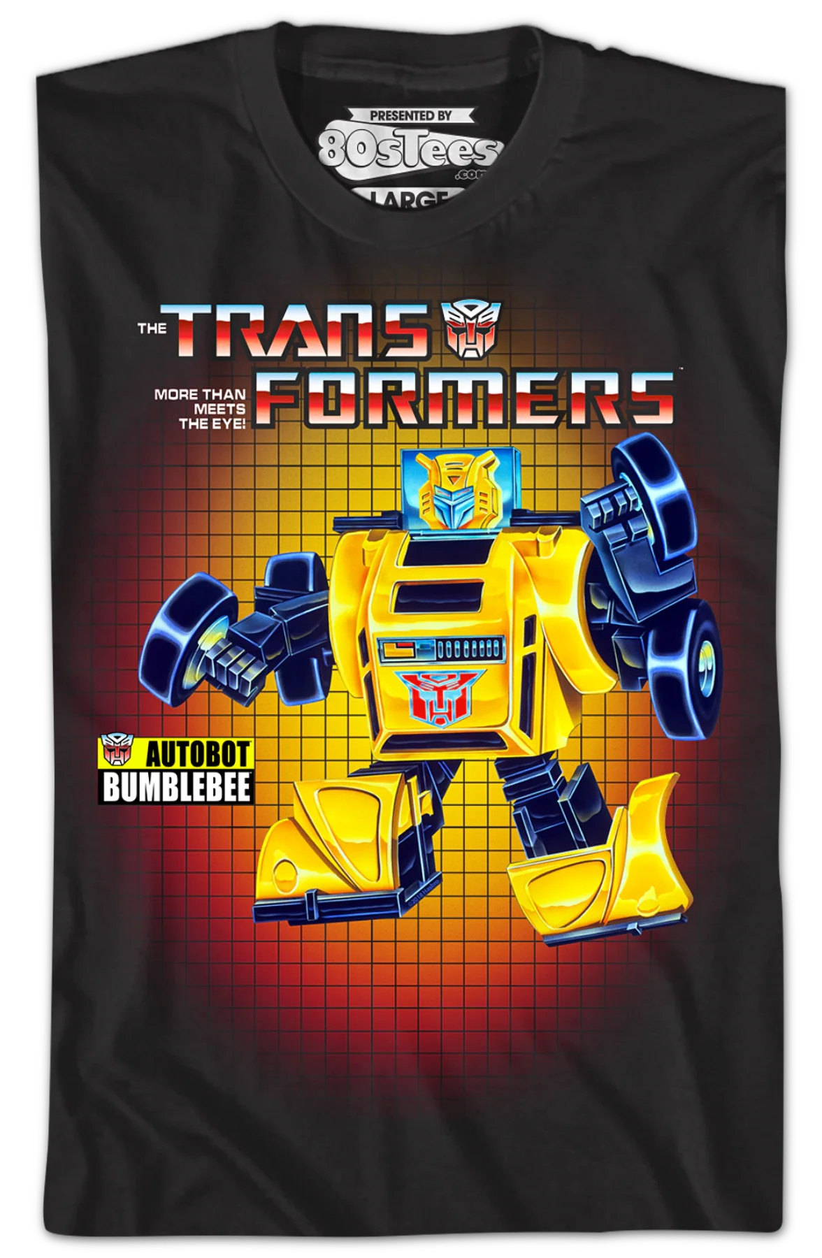 Box Art Bumblebee Transformers T-Shirt - Image 2