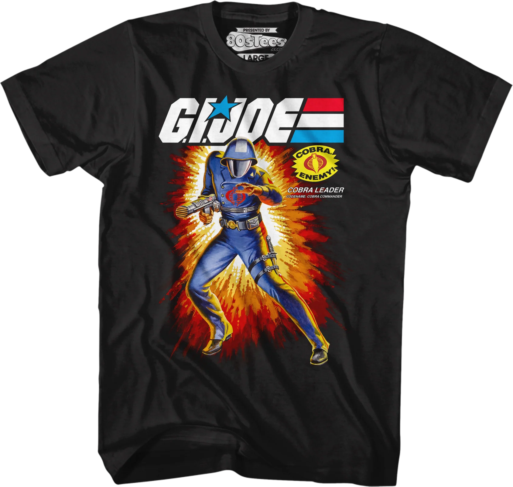 Box Art Cobra Commander GI Joe T-Shirt