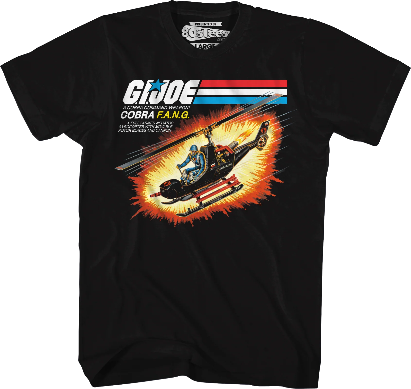 Box Art Cobra F. A. N. G. GI Joe T-Shirt