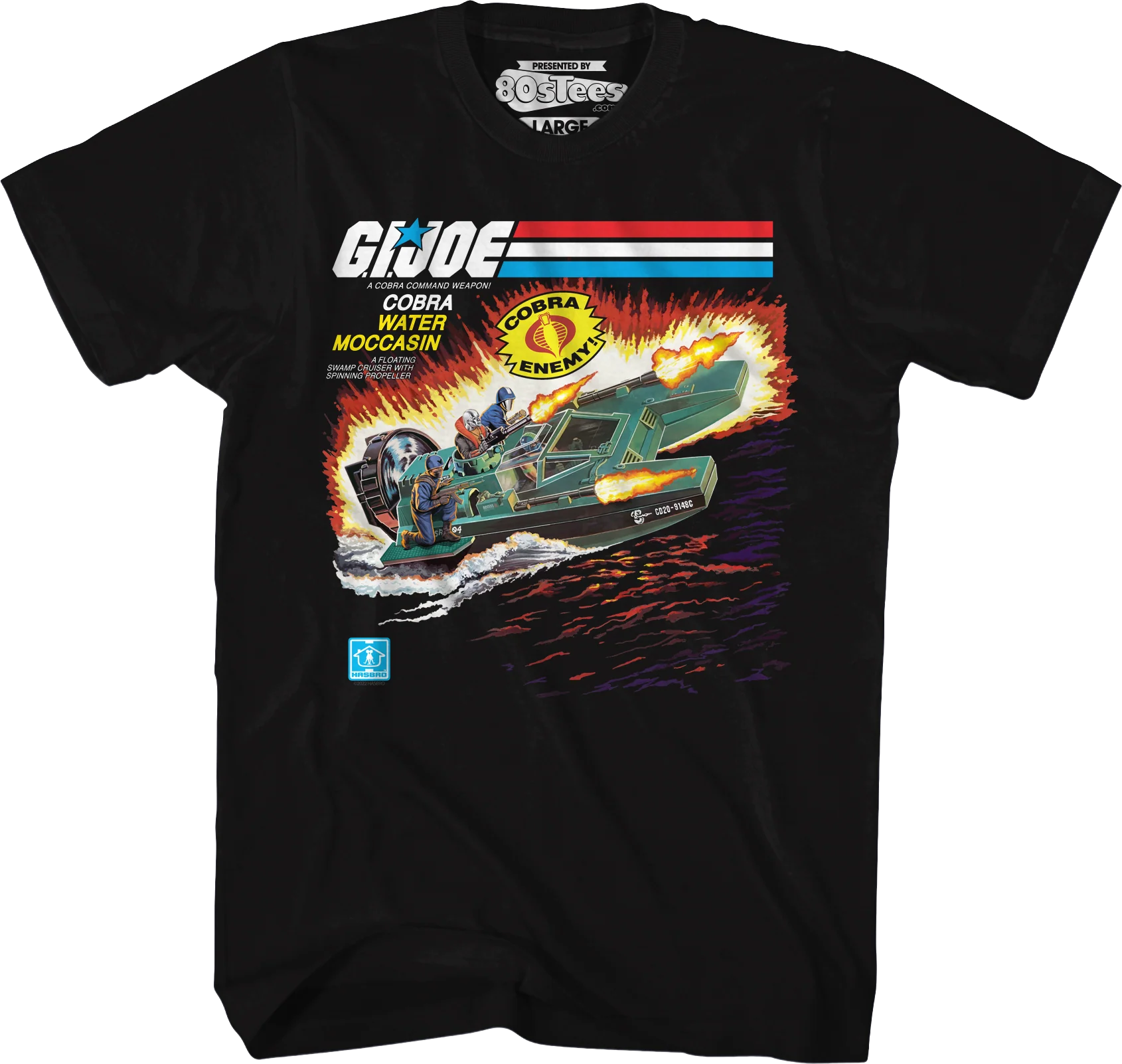 Box Art Cobra Water Moccasin GI Joe T-Shirt
