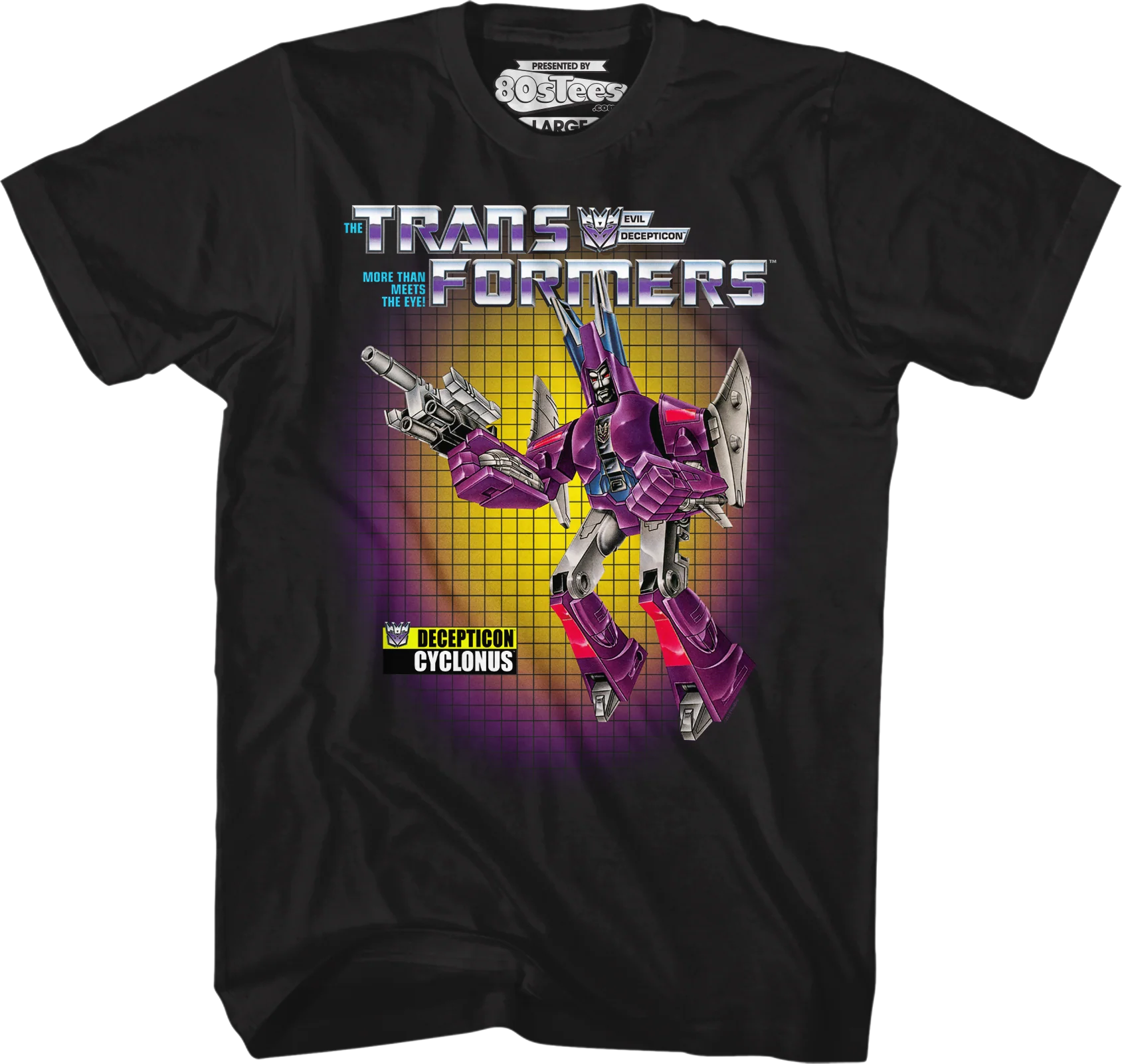Box Art Cyclonus Transformers T-Shirt