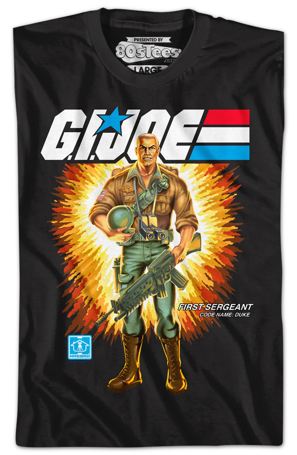 Box Art Duke GI Joe T-Shirt - Image 2