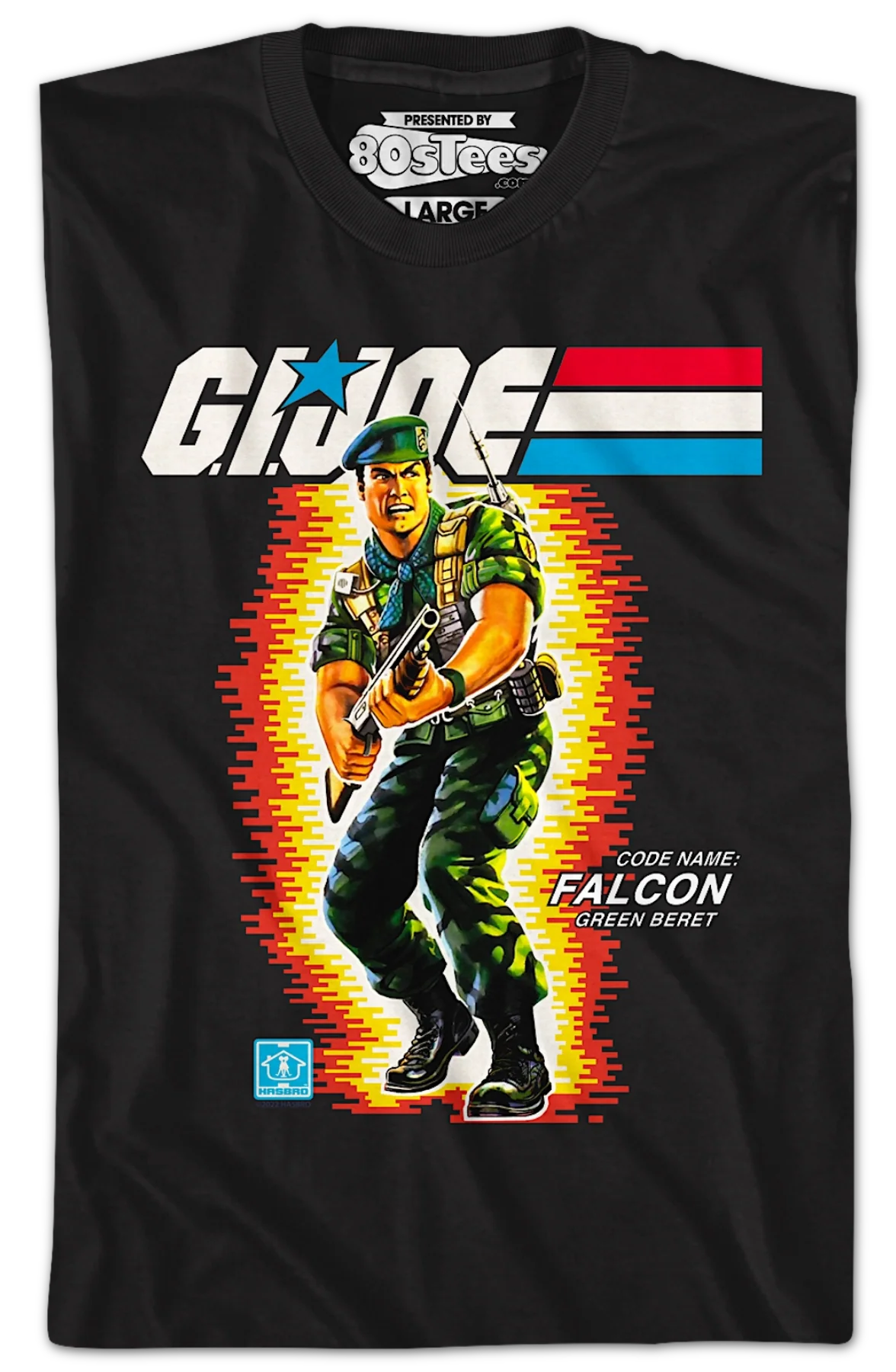 Box Art Falcon GI Joe T-Shirt - Image 2