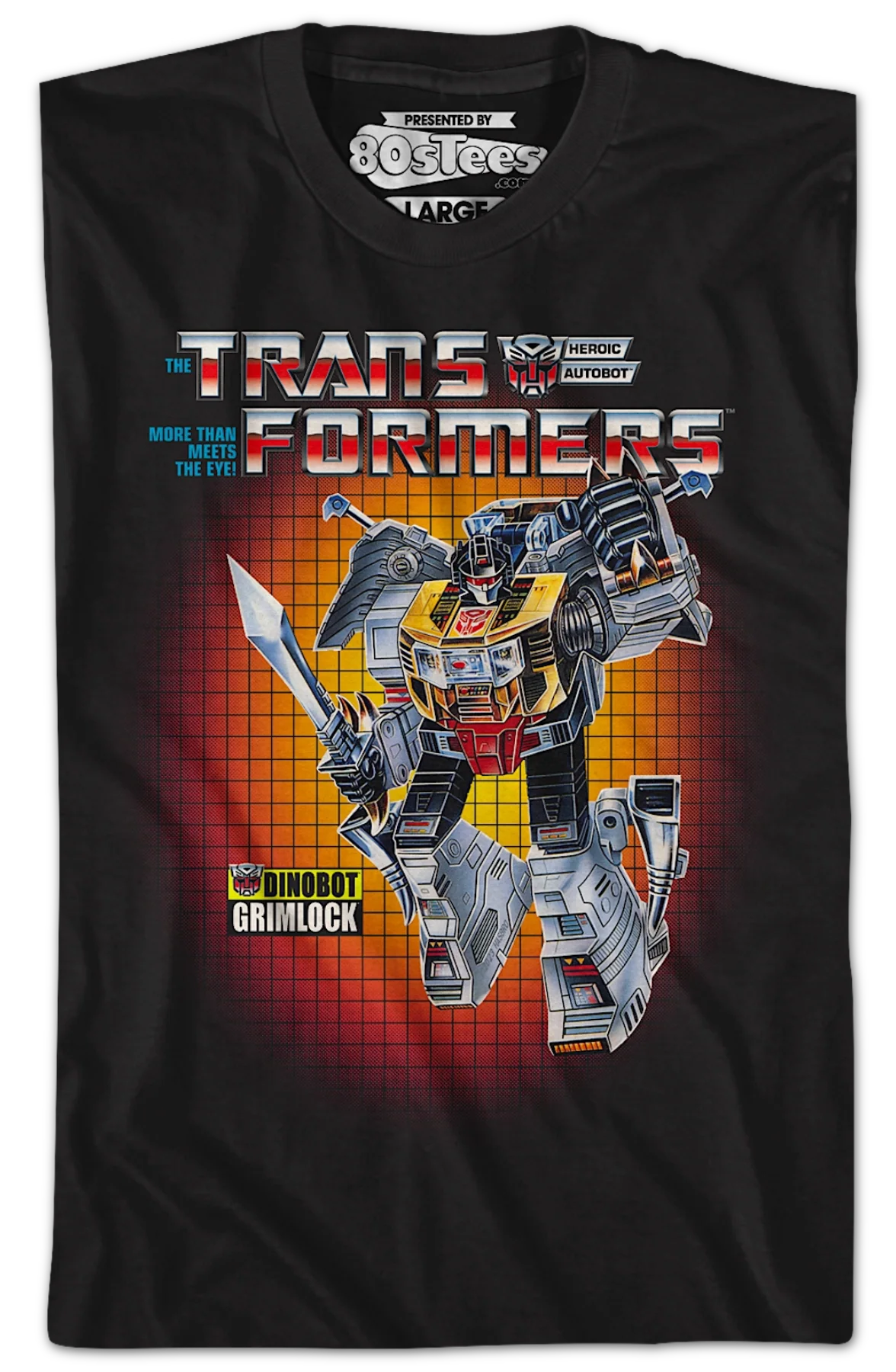 Box Art Grimlock Transformers T-Shirt - Image 2