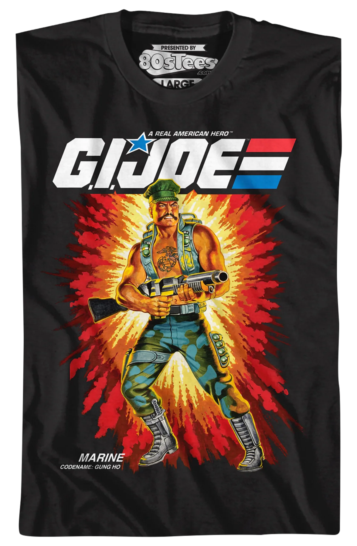 Box Art Gung Ho GI Joe T-Shirt - Image 2