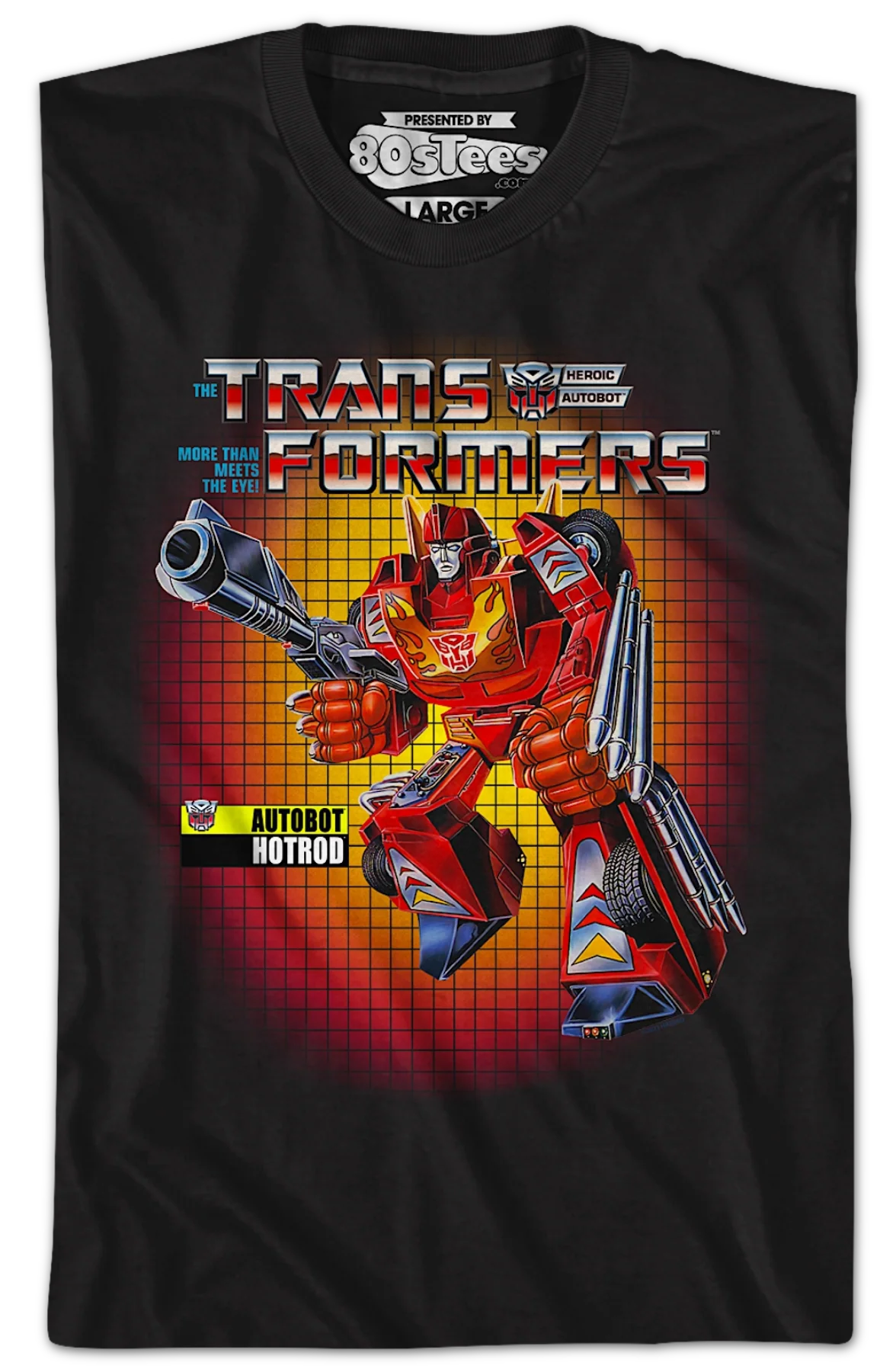 Box Art Hot Rod Transformers T-Shirt - Image 2