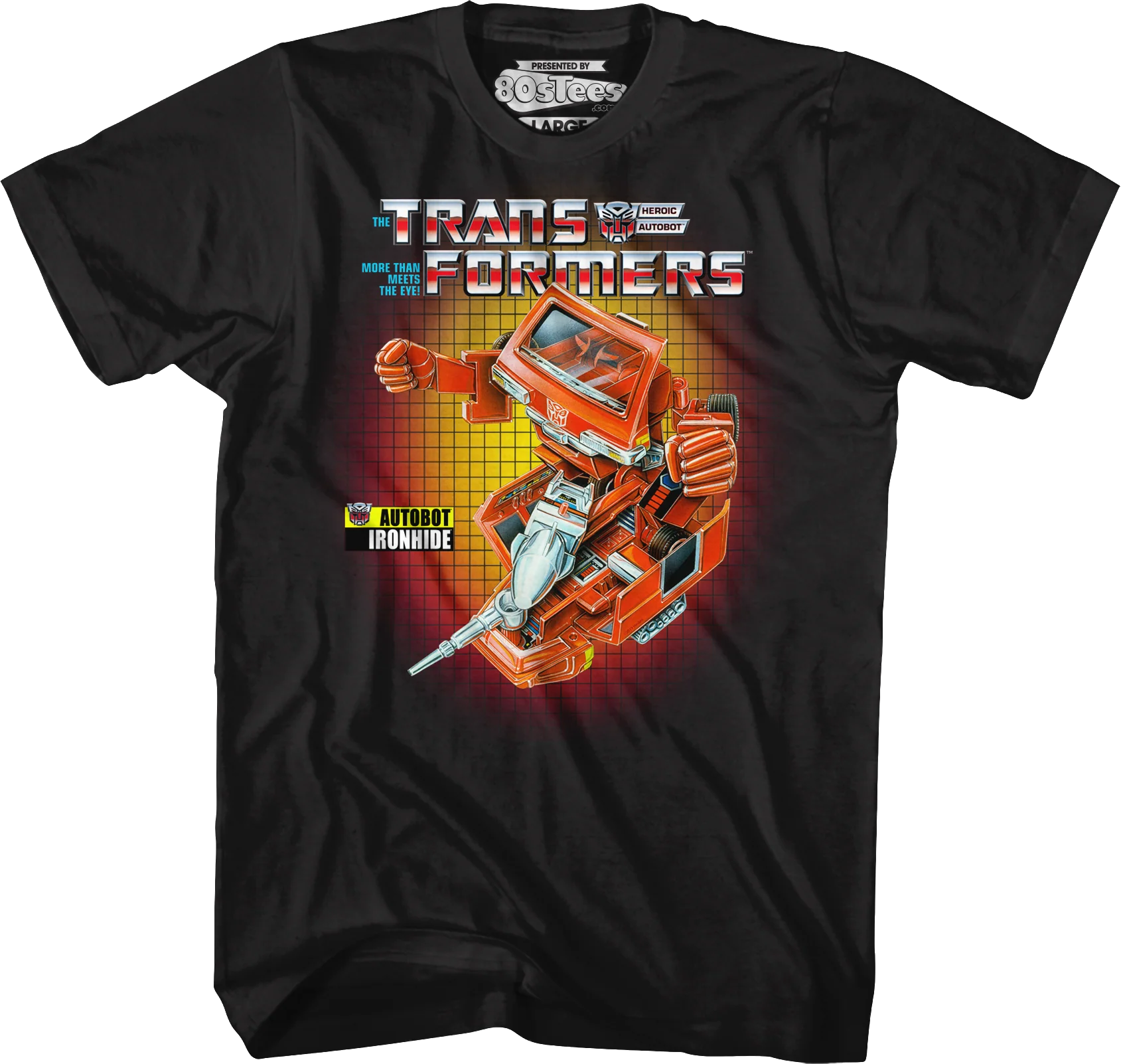Box Art Ironhide Transformers T-Shirt