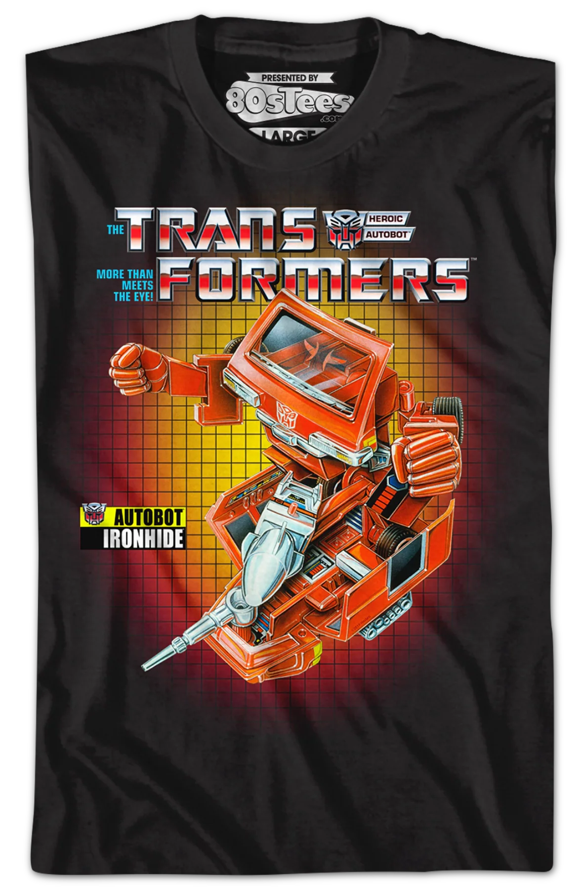 Box Art Ironhide Transformers T-Shirt - Image 2