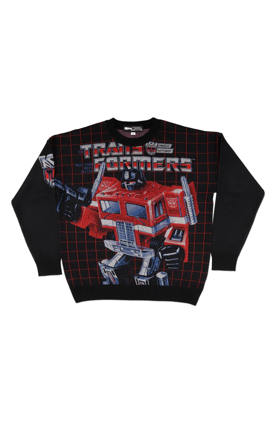 Box Art Optimus Prime Transformers Knitted Sweater - Image 2