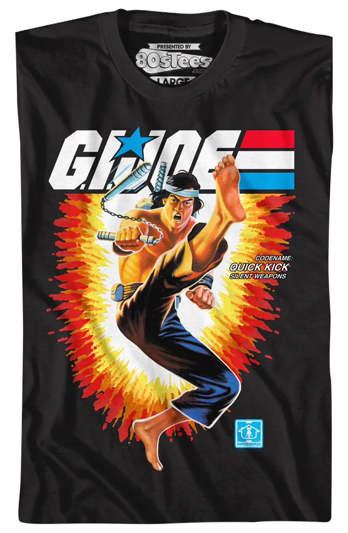 Box Art Quick Kick GI Joe T-Shirt - Image 2