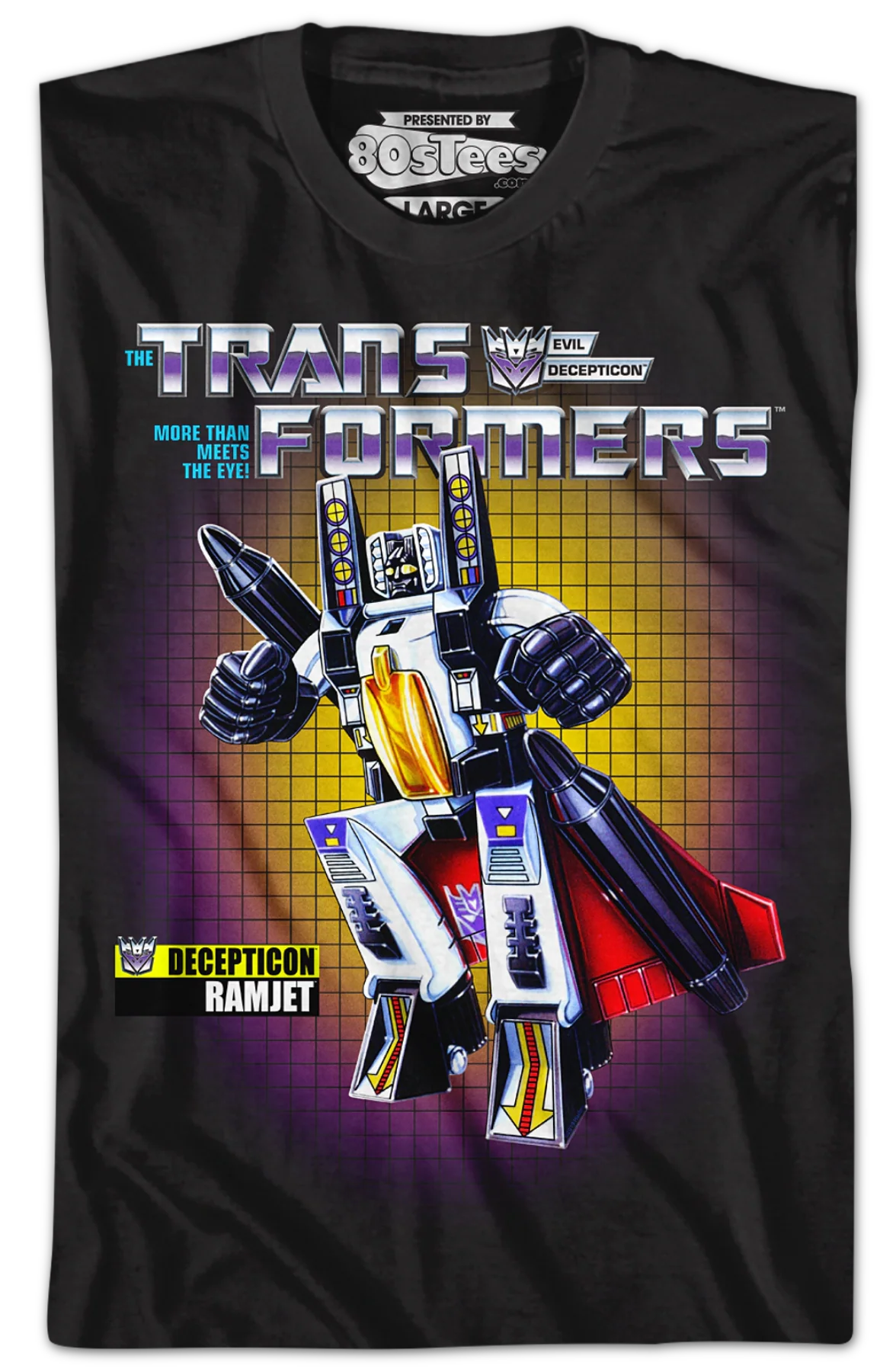 Box Art Ramjet Transformers T-Shirt - Image 2