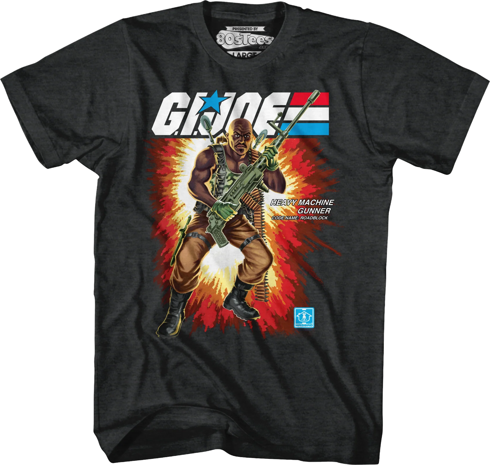 Box Art Roadblock GI Joe T-Shirt