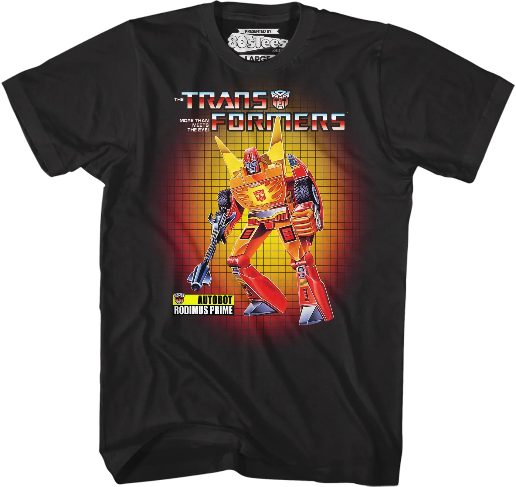 Box Art Rodimus Prime Transformers T-Shirt