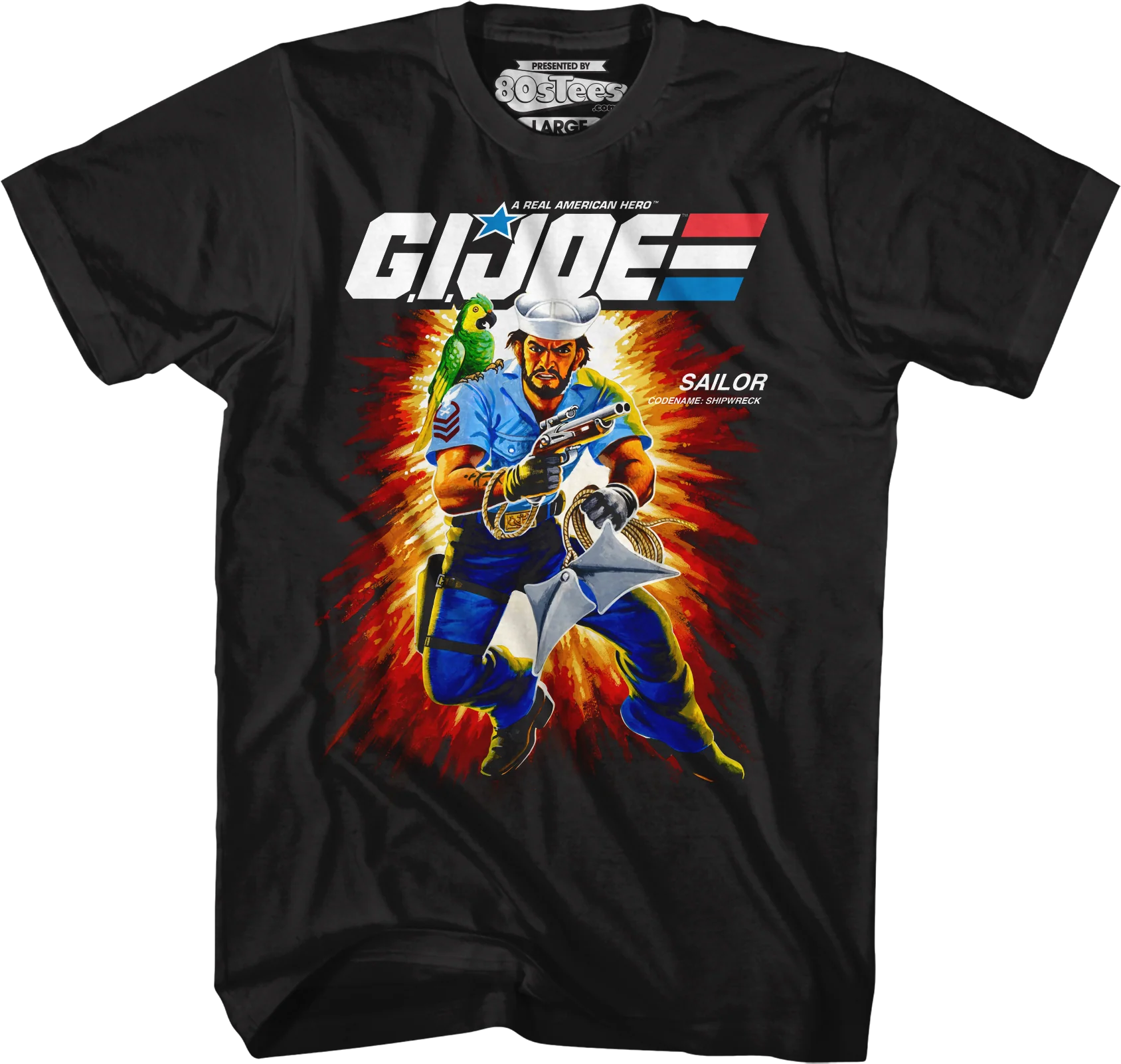Box Art Shipwreck GI Joe T-Shirt