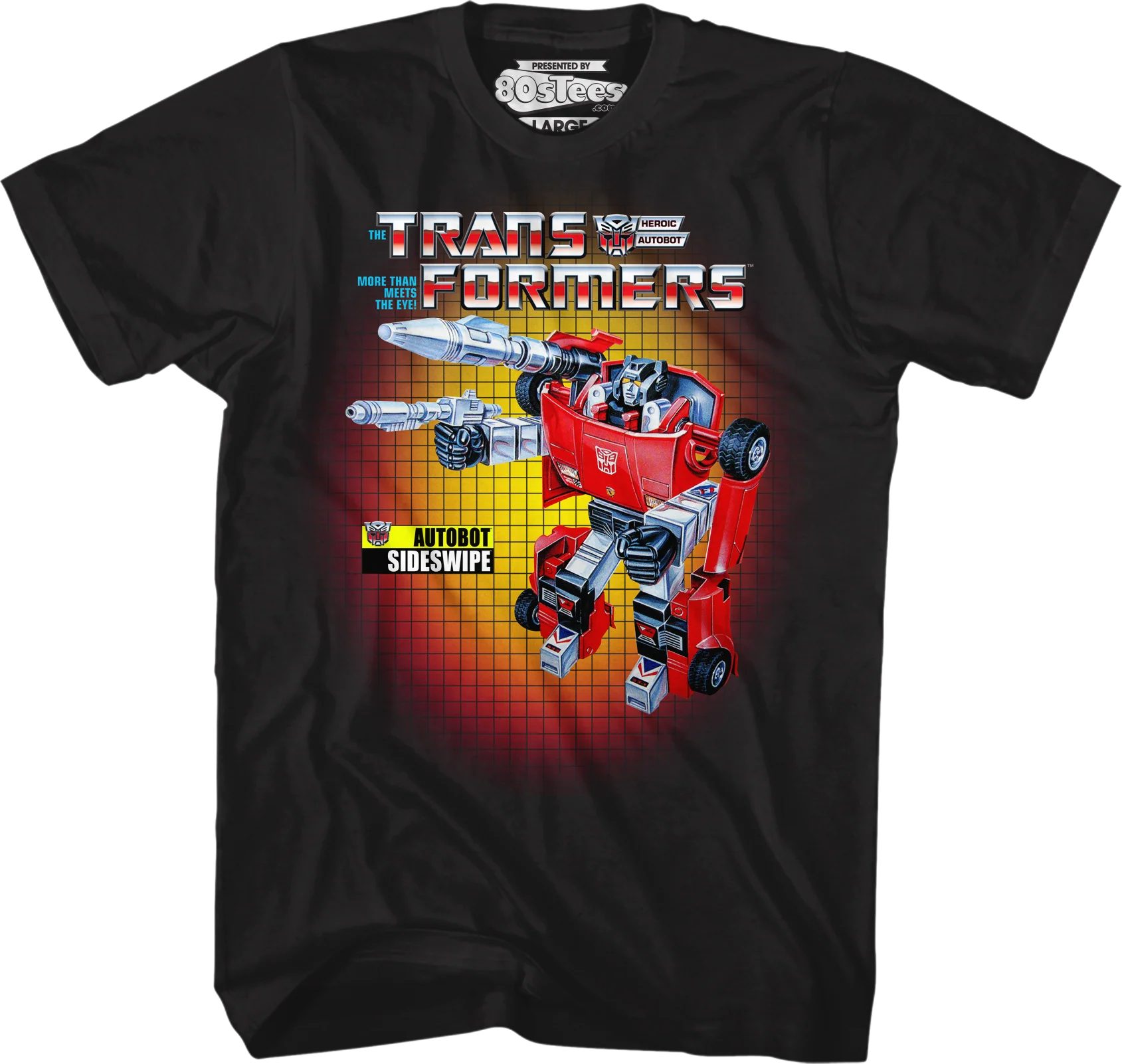 Box Art Sideswipe Transformers T-Shirt