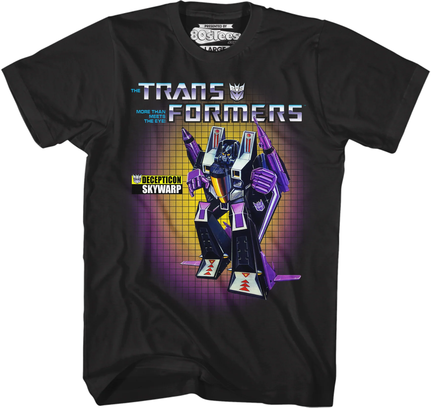 Box Art Skywarp Transformers T-Shirt