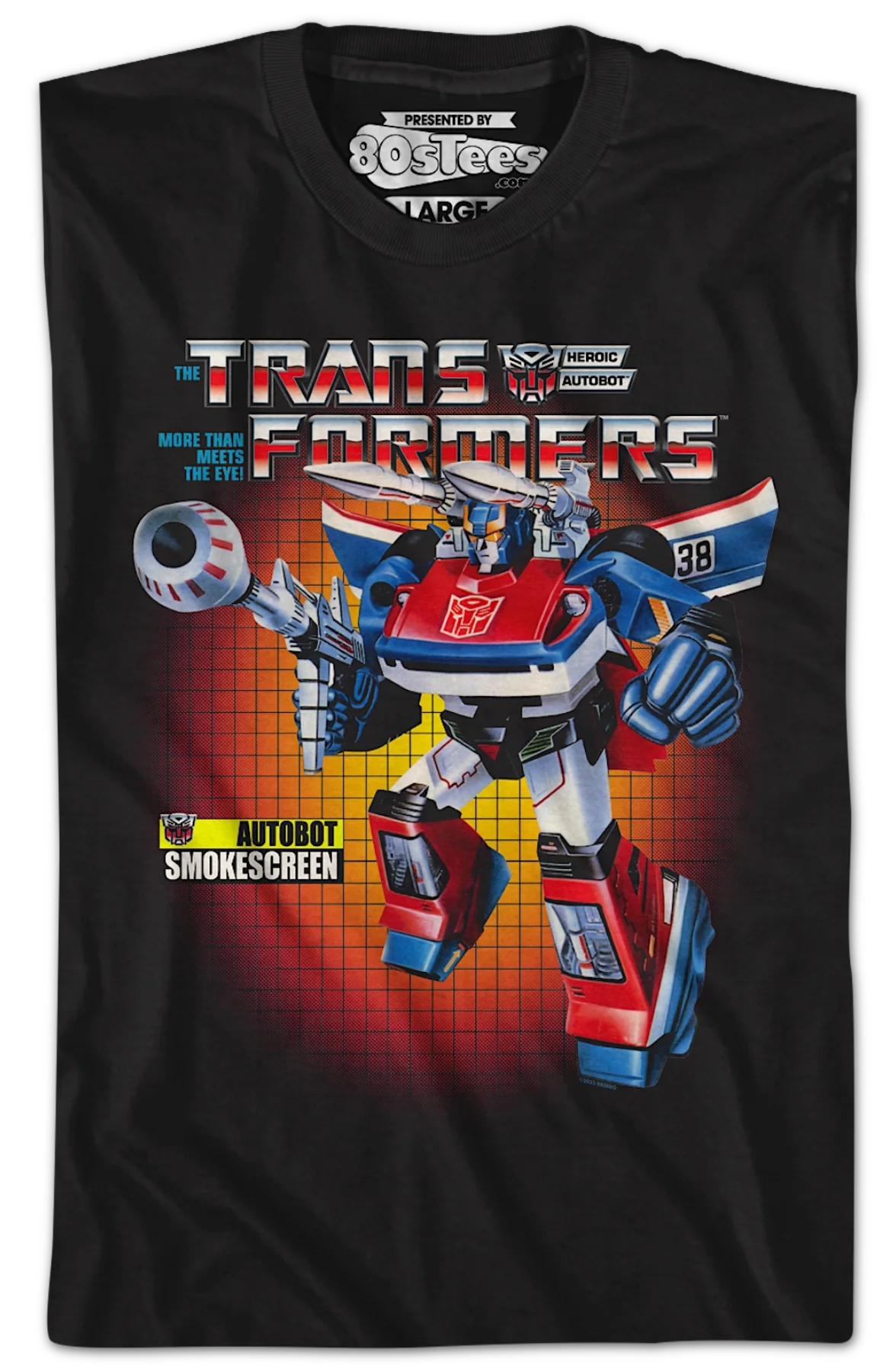 Box Art Smokescreen Transformers T-Shirt - Image 2