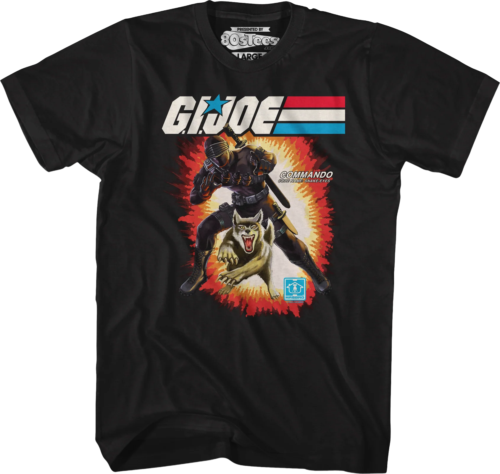 Box Art Snake Eyes Version 2 GI Joe T-Shirt