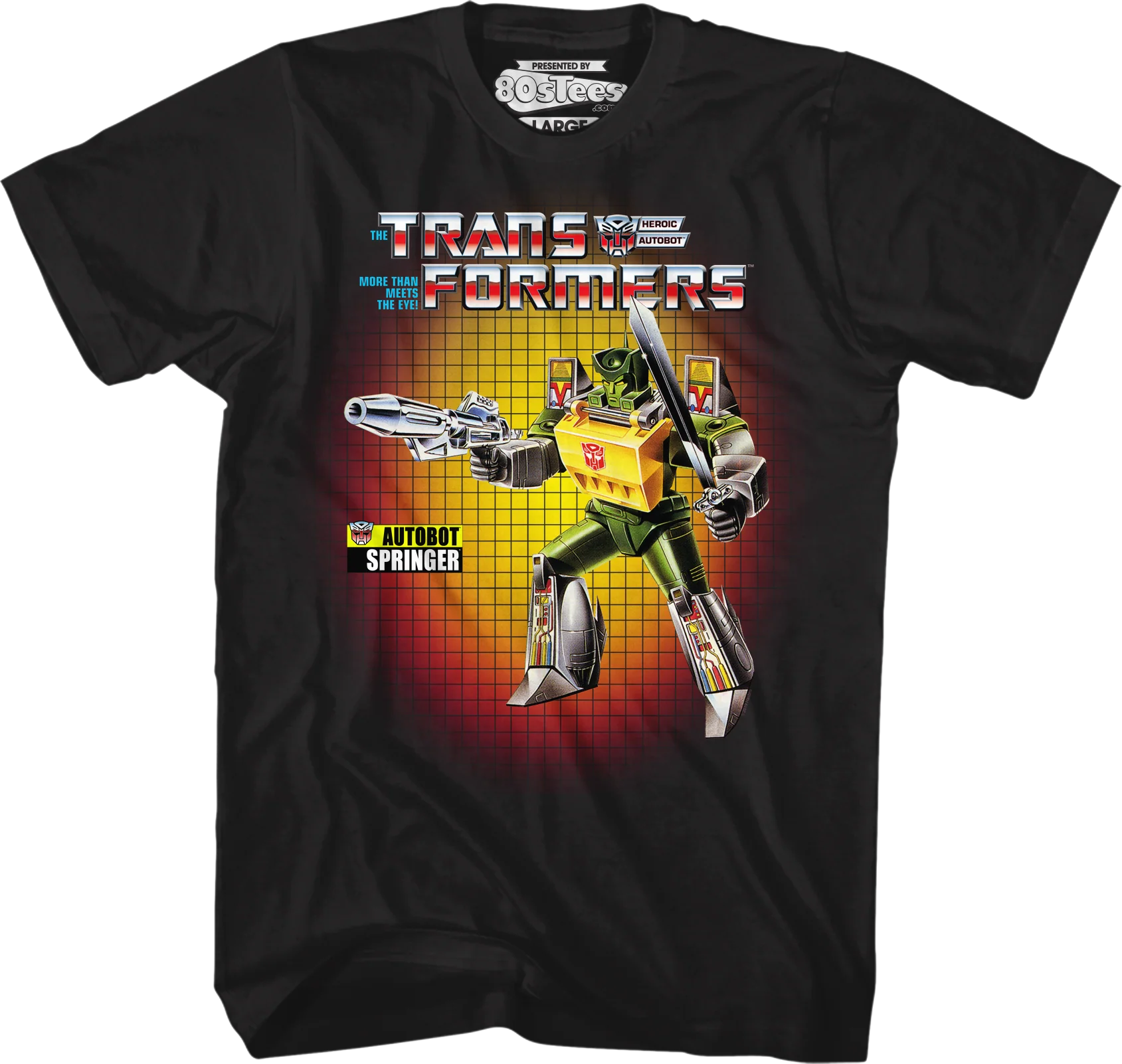 Box Art Springer Transformers T-Shirt