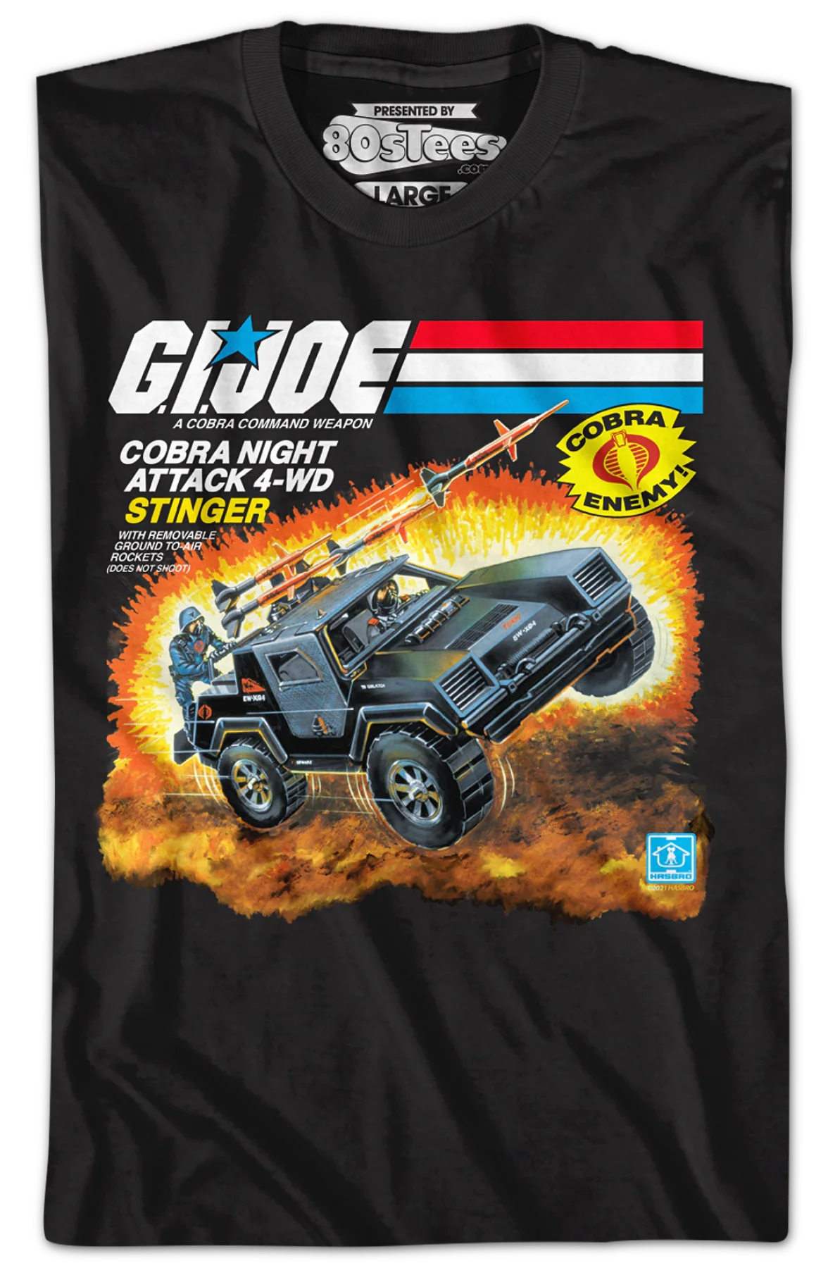 Box Art Stinger GI Joe T-Shirt - Image 2