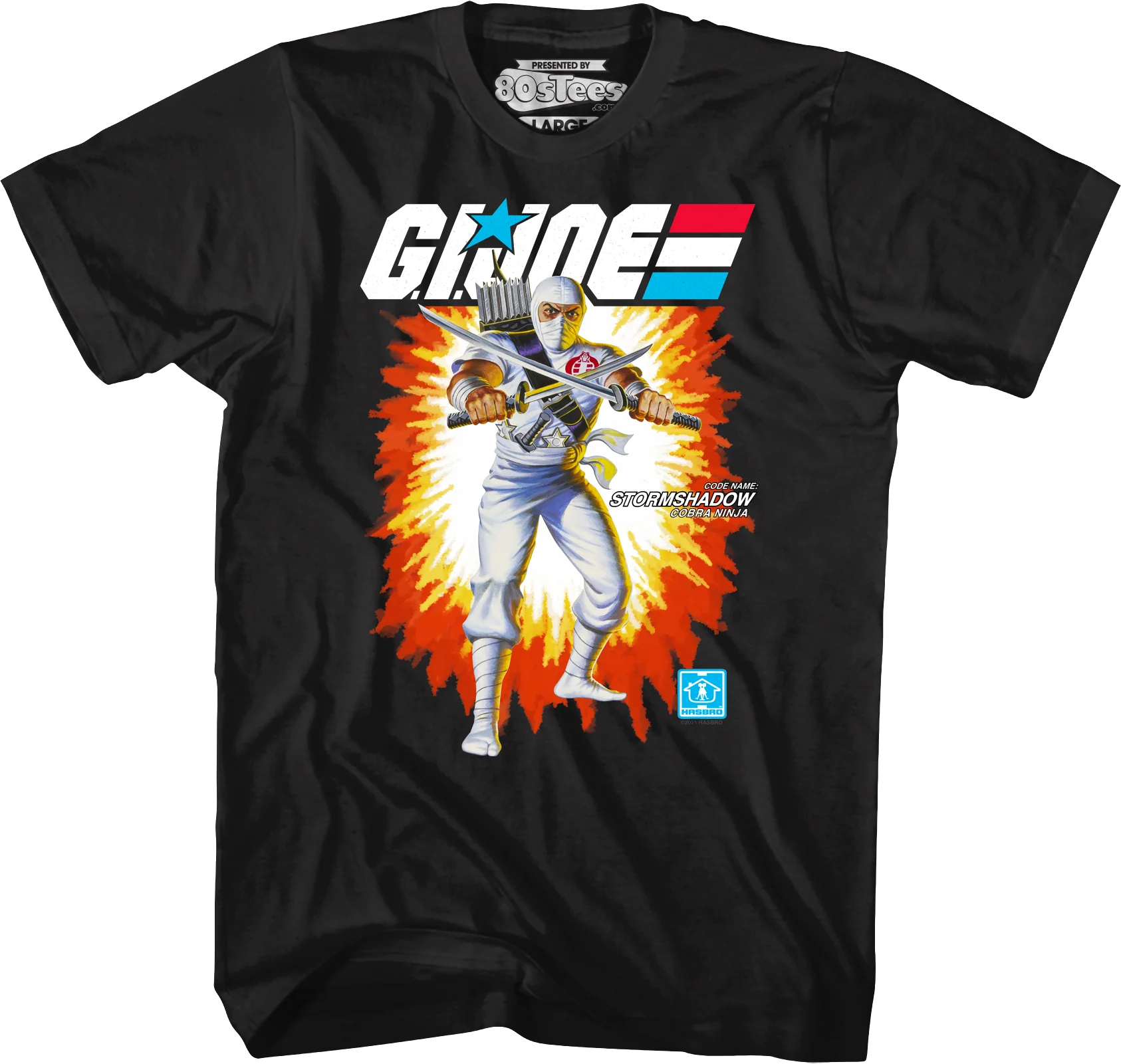 Box Art Storm Shadow GI Joe T-Shirt