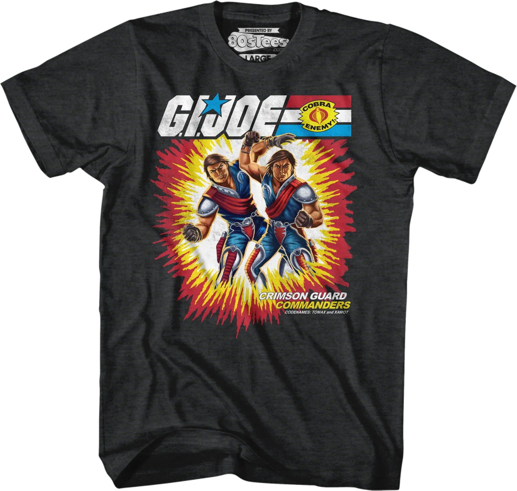 Box Art Tomax and Xamot GI Joe T-Shirt