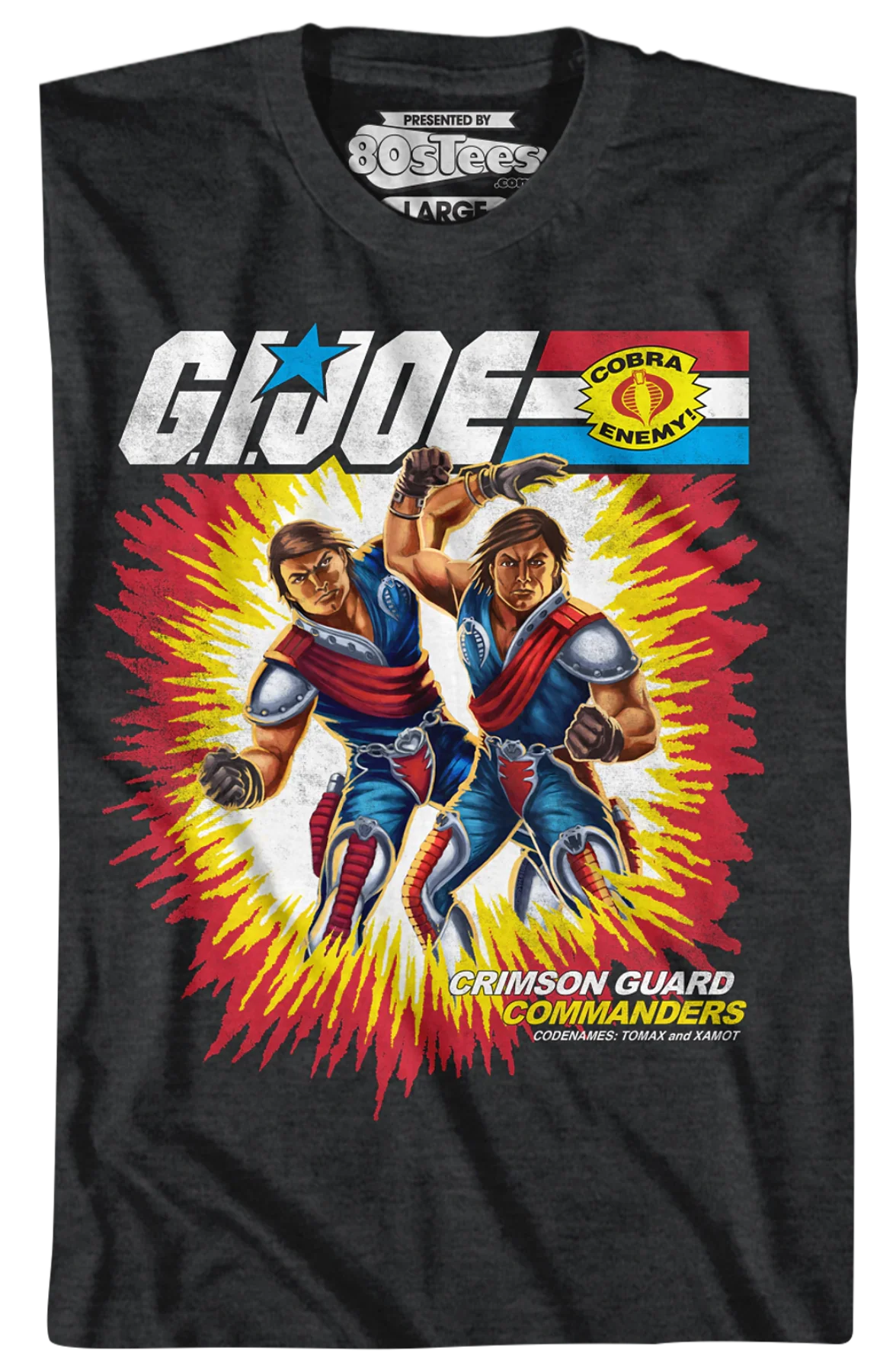 Box Art Tomax and Xamot GI Joe T-Shirt - Image 2