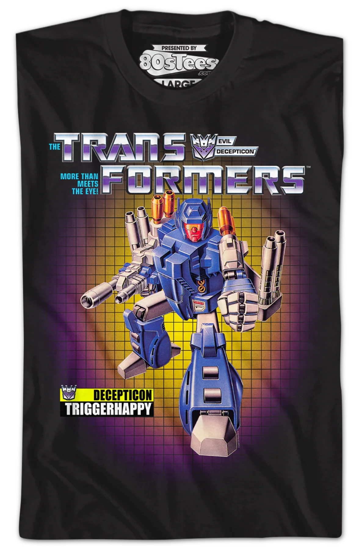 Box Art Triggerhappy Transformers T-Shirt - Image 2