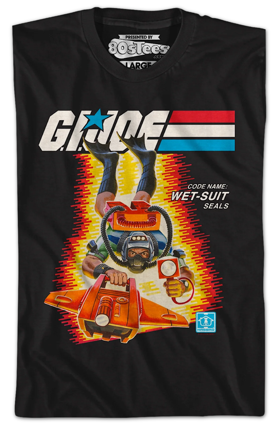 Box Art Wet-Suit GI Joe T-Shirt - Image 2
