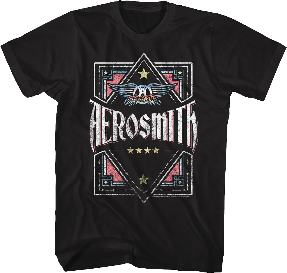 Box Logo Aerosmith T-Shirt