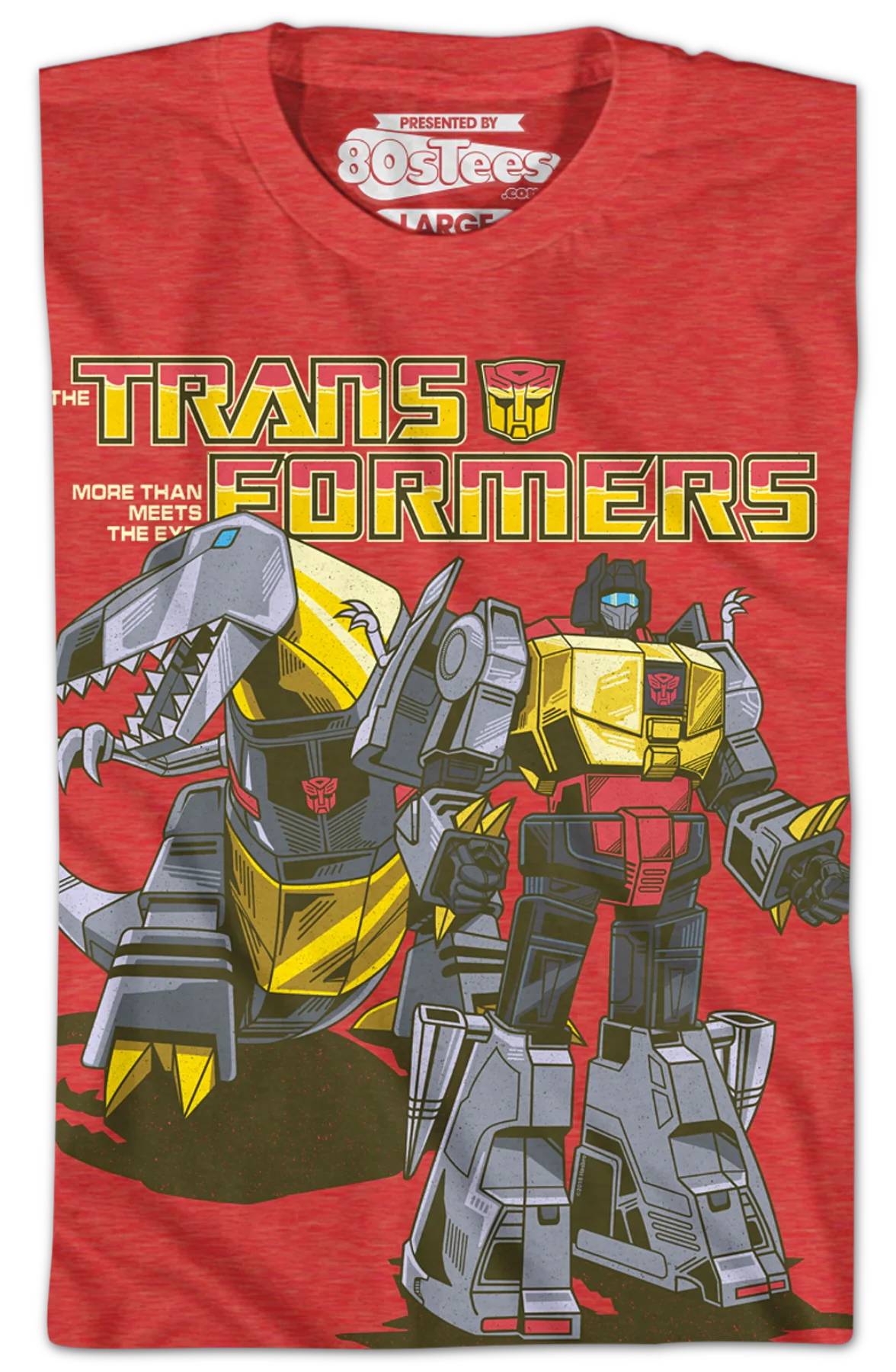 Boys Retro Grimlock Transformers Shirt - Image 2