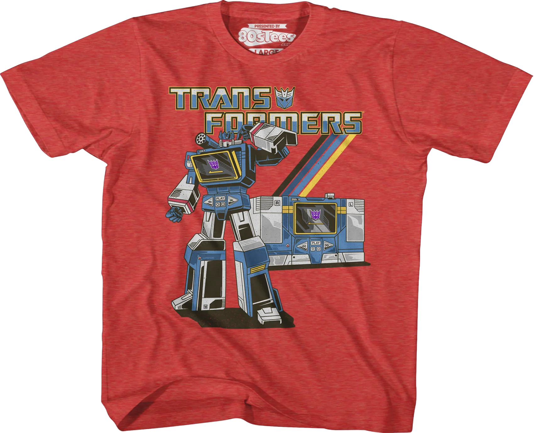 Boys Retro Soundwave Transformers Shirt