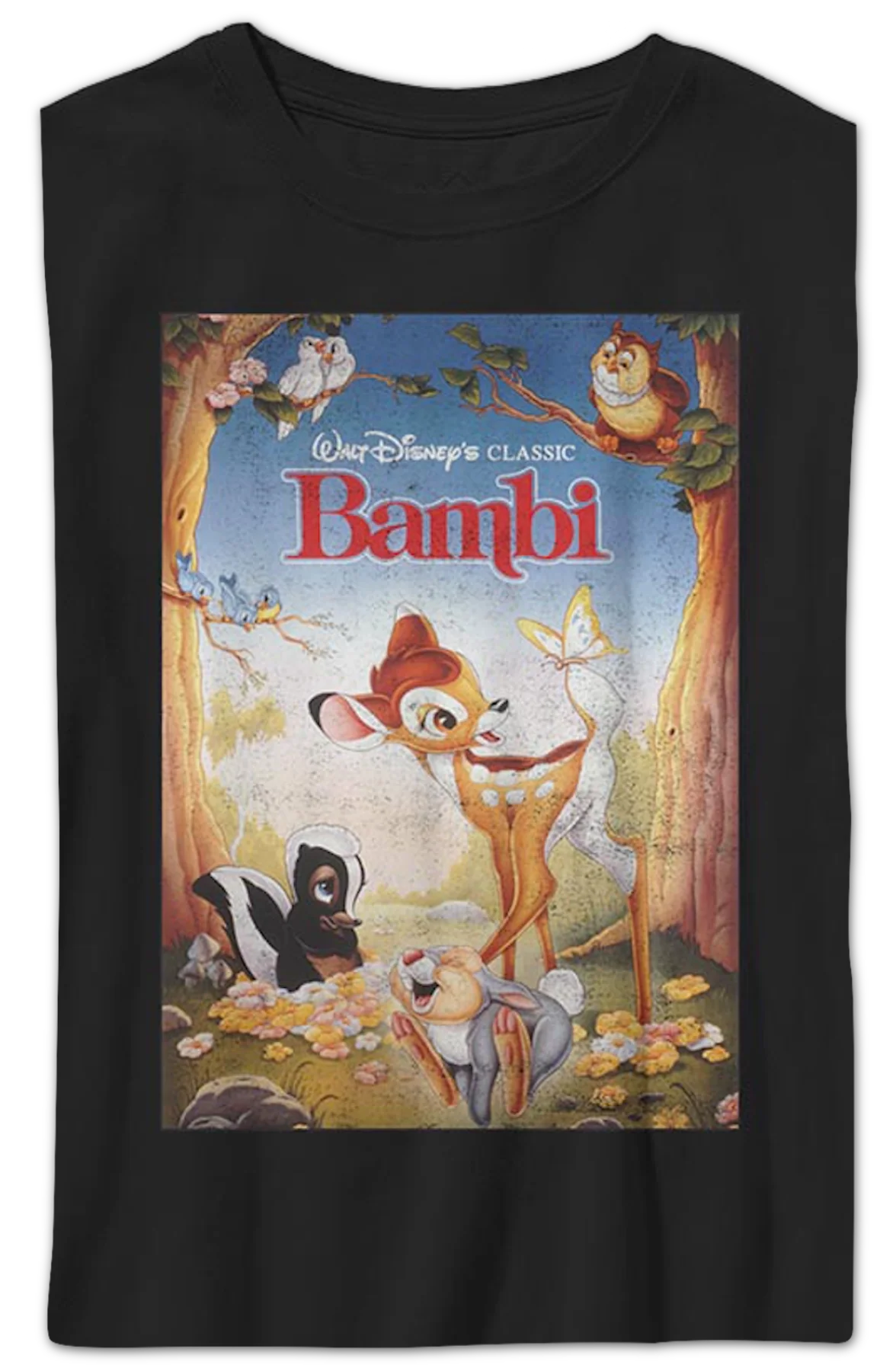 Boys Youth Bambi Poster Disney Shirt - Image 2