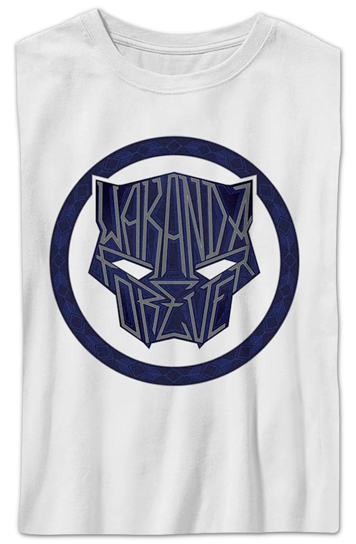 Boys Youth Black Panther Wakanda Forever Text Marvel Comics Shirt - Image 2