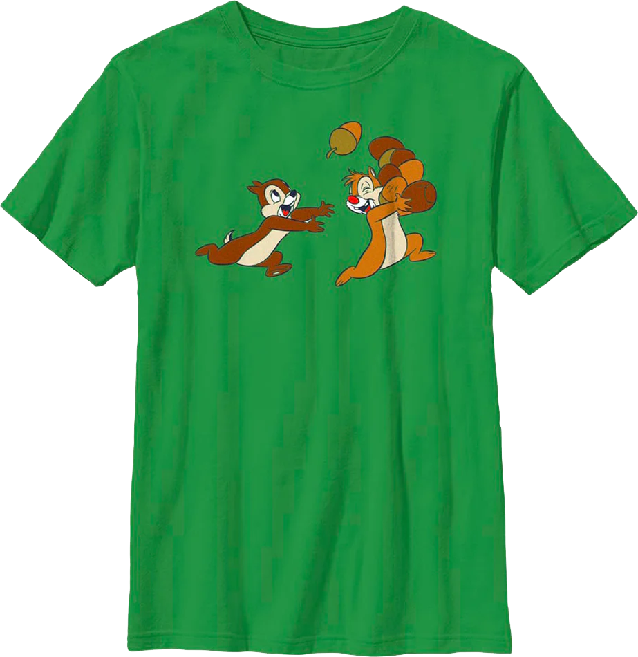 Boys Youth Catching Up Chip 'n Dale Rescue Rangers Shirt
