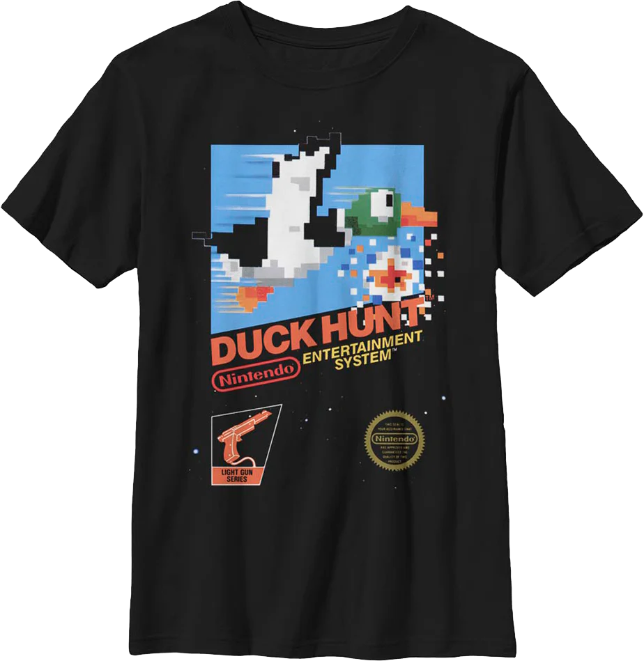 Boys Youth Duck Hunt Nintendo Shirt