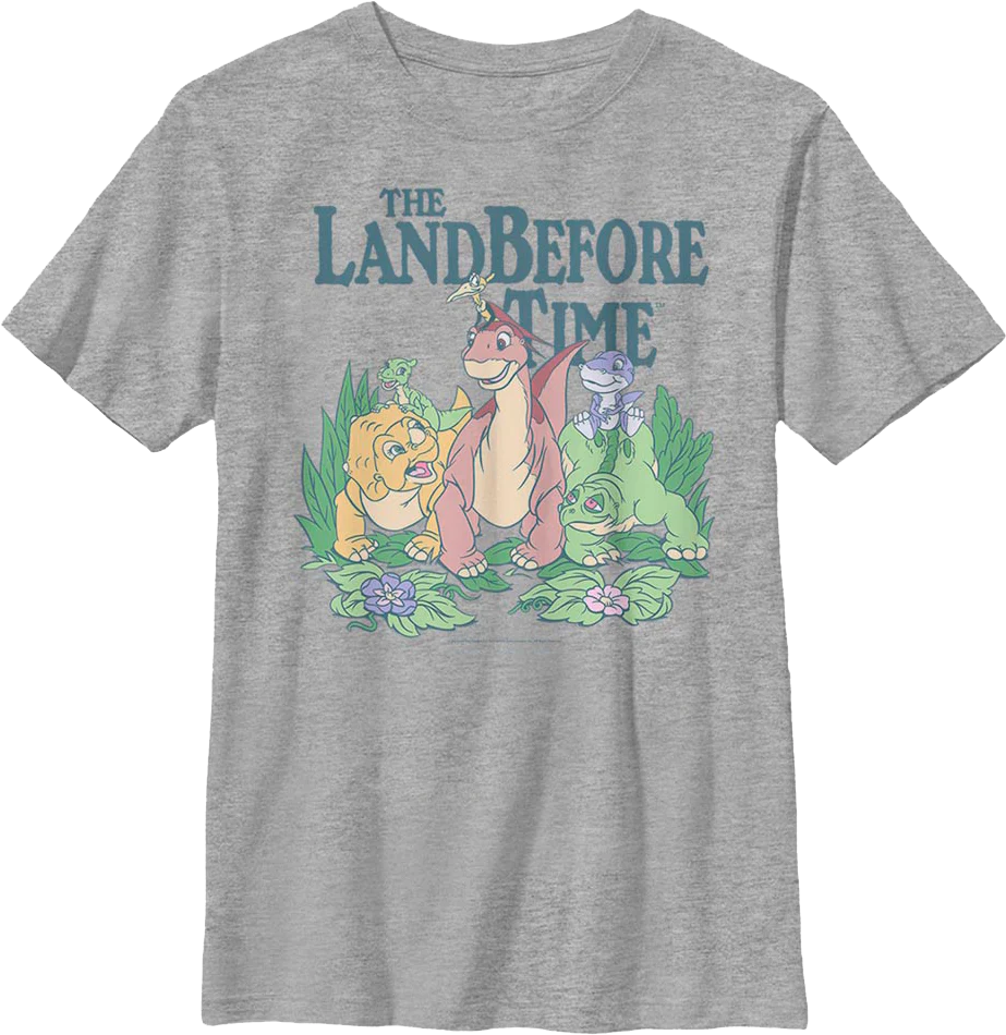 Boys Youth Group Picture Land Before Time Shirt